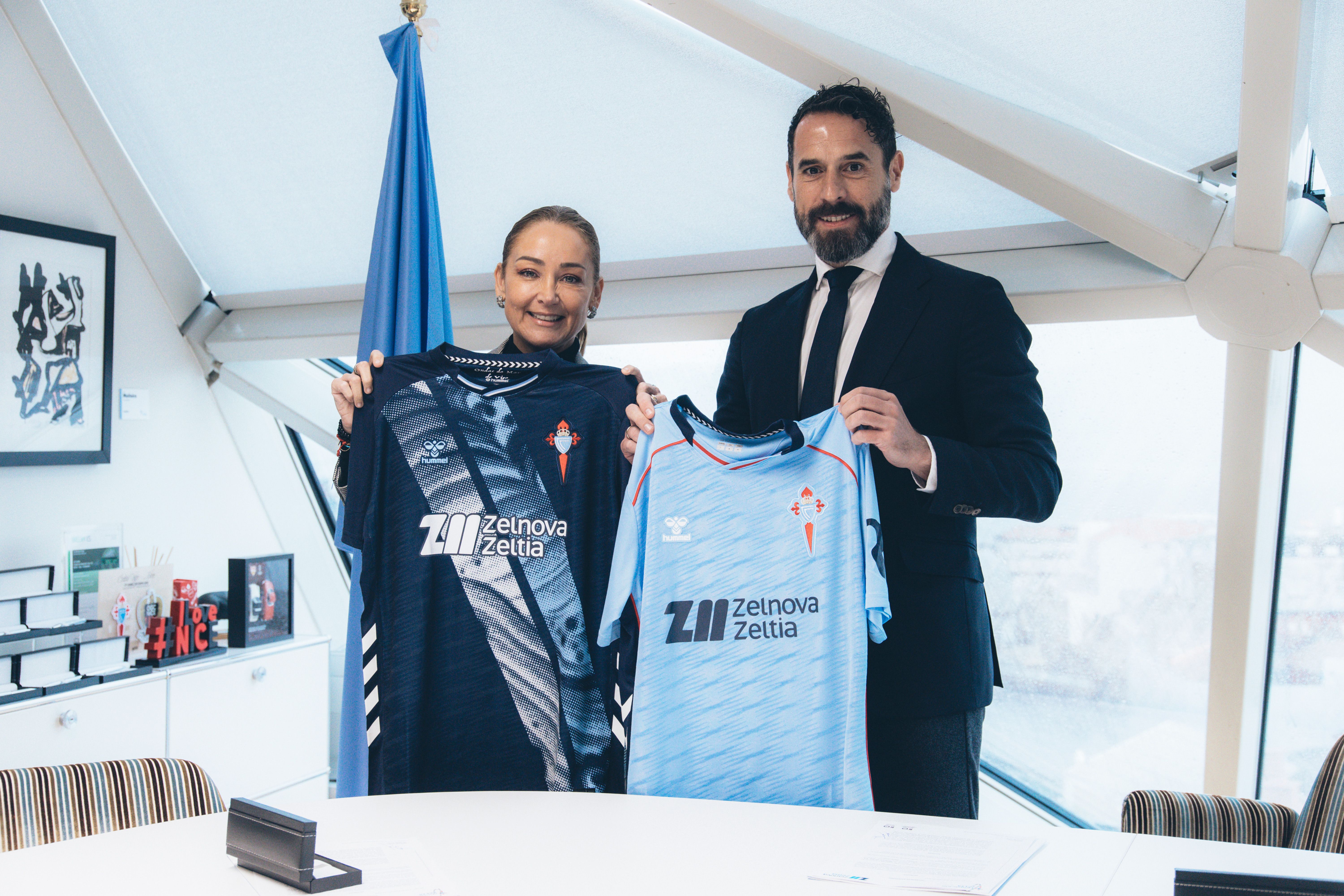 Celta ZelnovaZeltia patrocinador equipo inclusivo genuine 2025