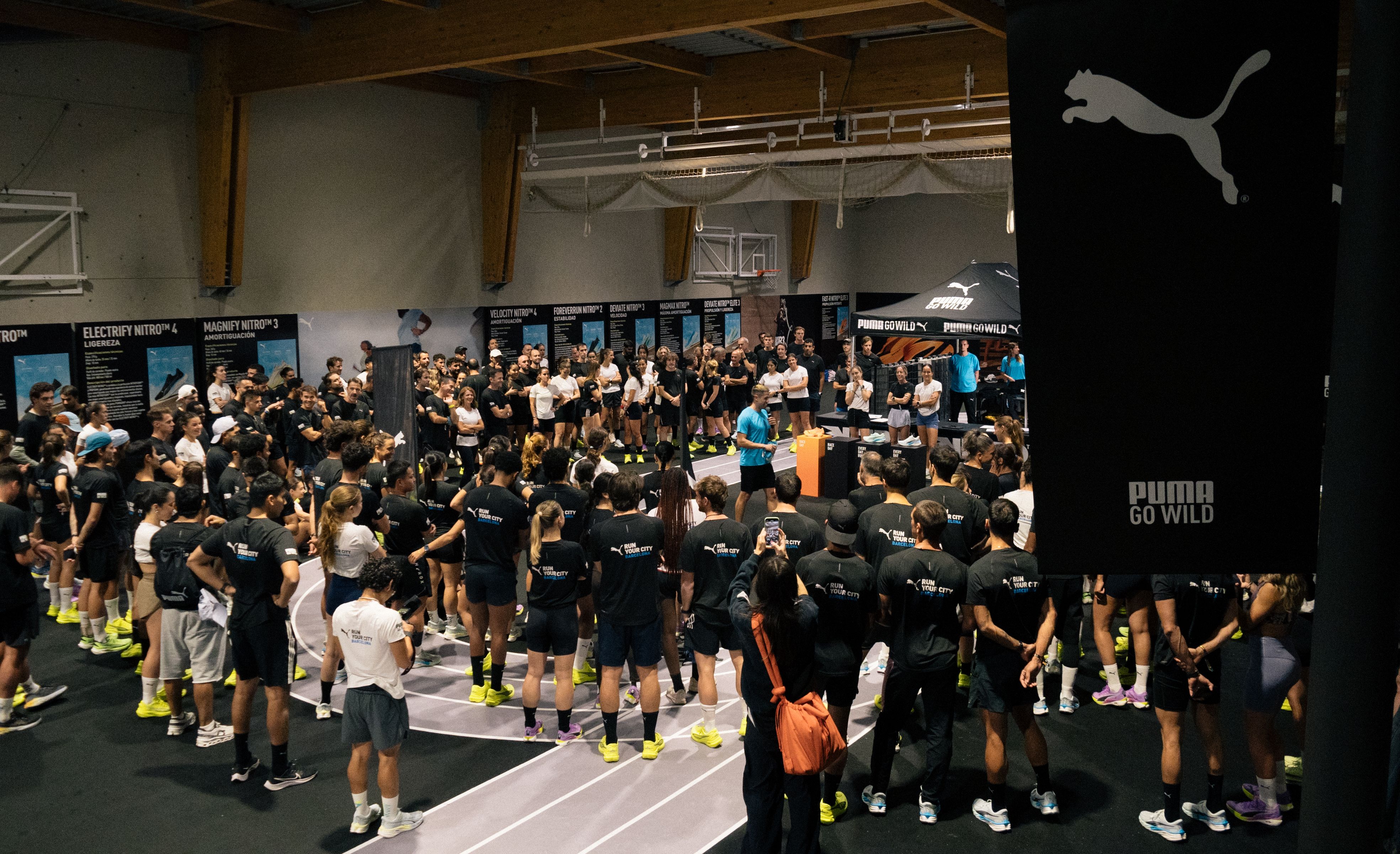 Activación de Run Your City Barcelona, por parte de Puma