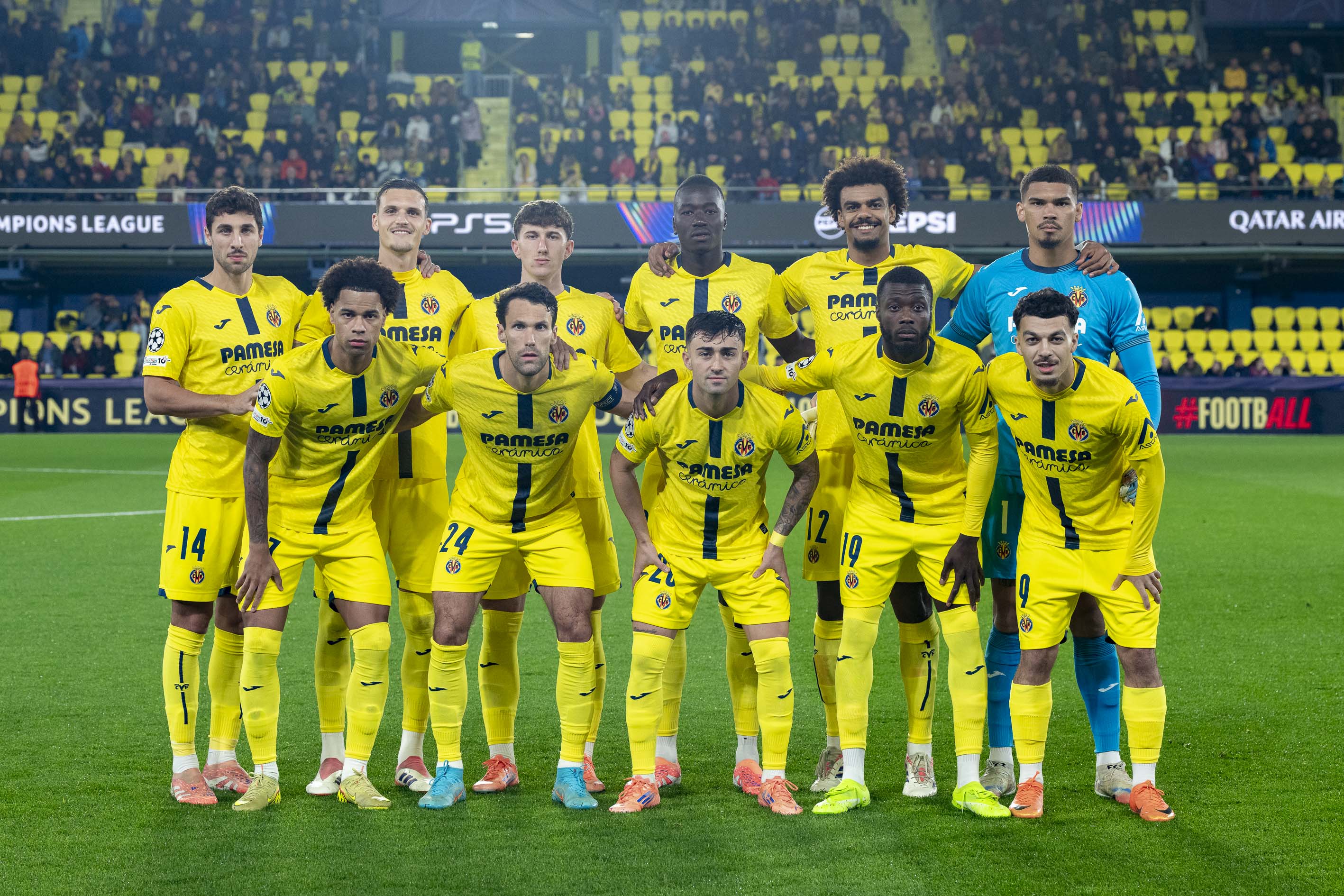 Villarreal CF Plantilla Jugadores Pamesa Joma Champions League 2025 2026