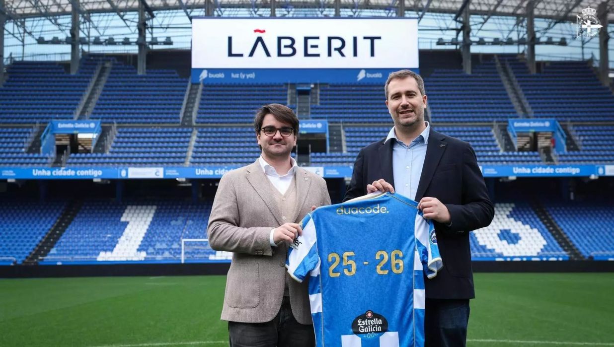 El RC Deportivo renueva a Lãberit como patrocinador para esta temporada