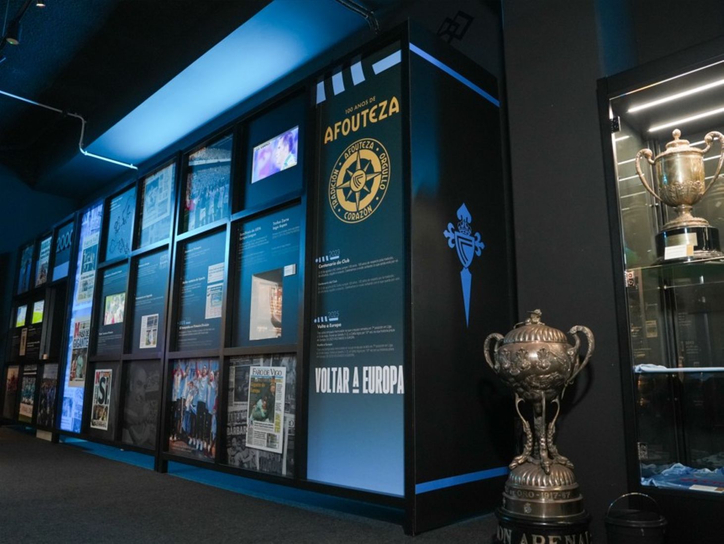 El museo dispone de nuevas áreas para mostrar trofeos y logros históricos junto a elementos interactivos.