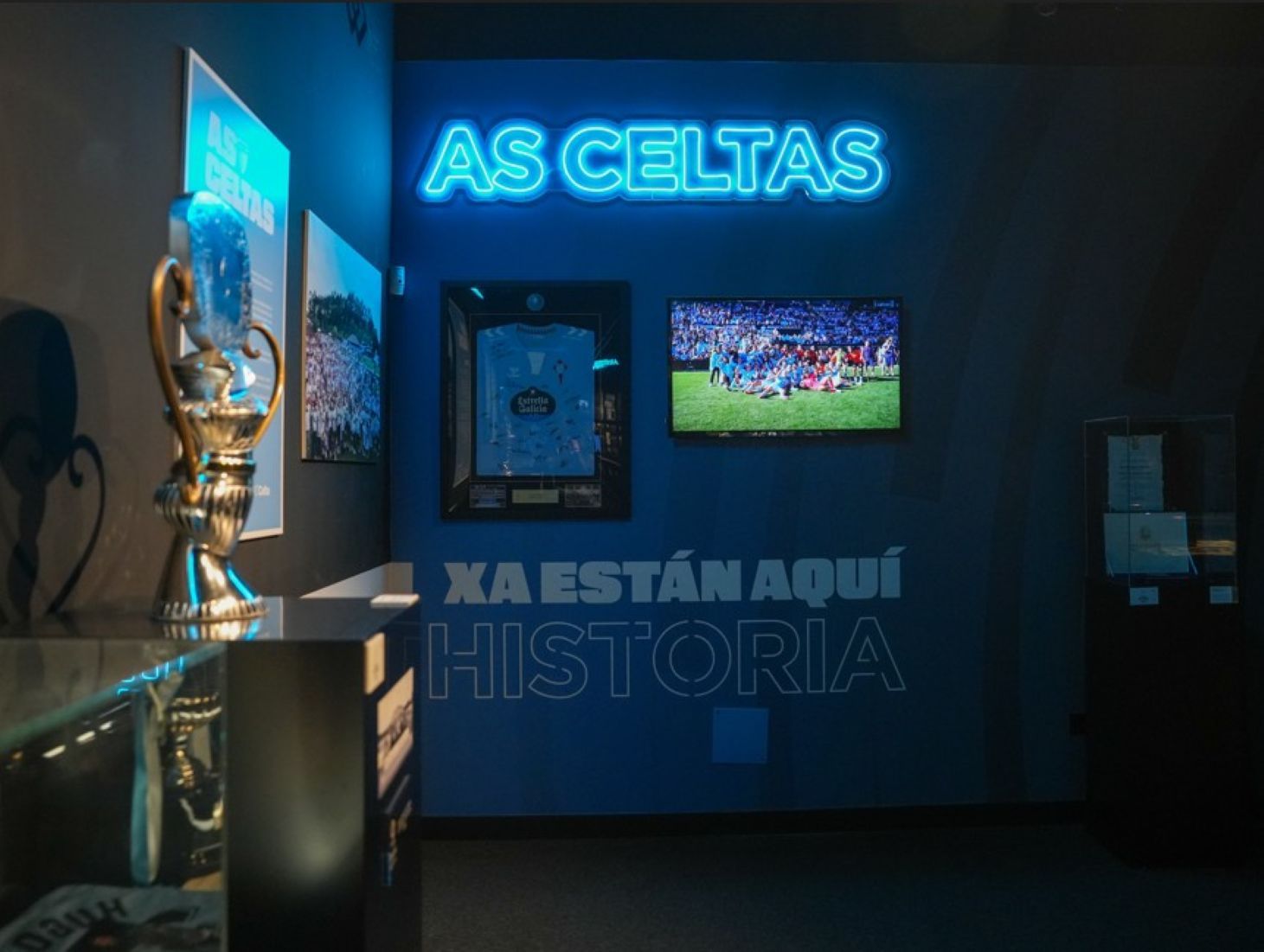 El museo incorpora una zona específica para rendir homenaje a AS Celtas, el equipo femenino del Celta.