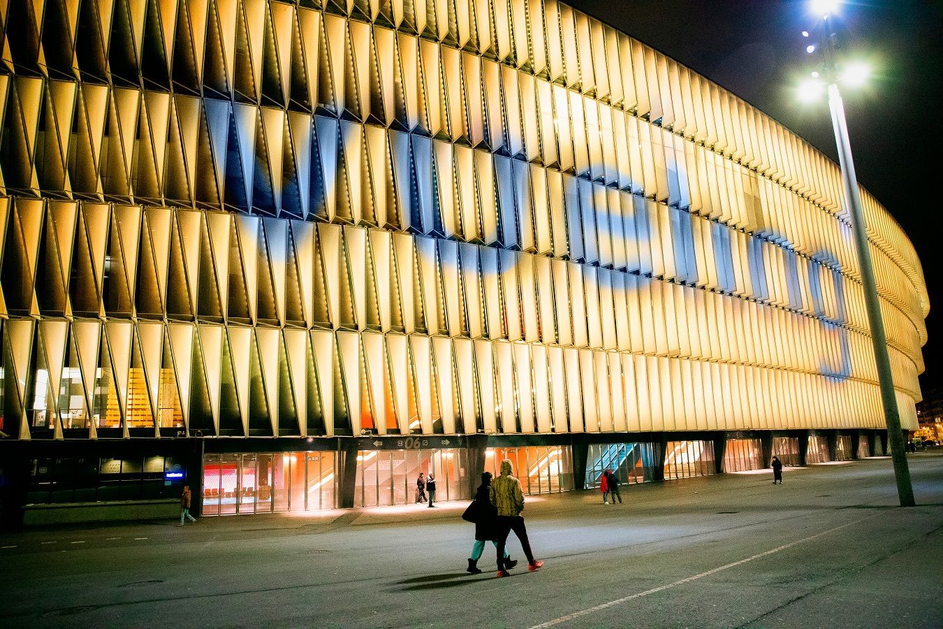 San Mamés iluminado con Vueling