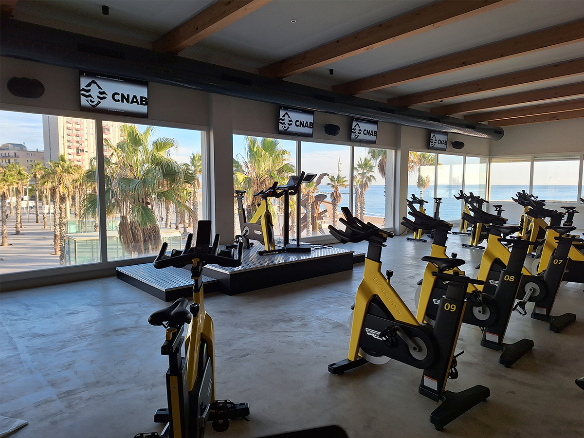 Sala de ciclo indoor