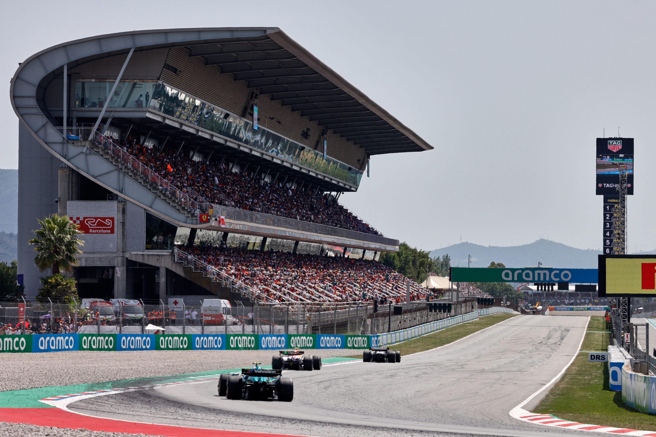 F1 Formula 1 Circuit Barcelona Catalunya Montmelo Aramco TAG Heuer 2025