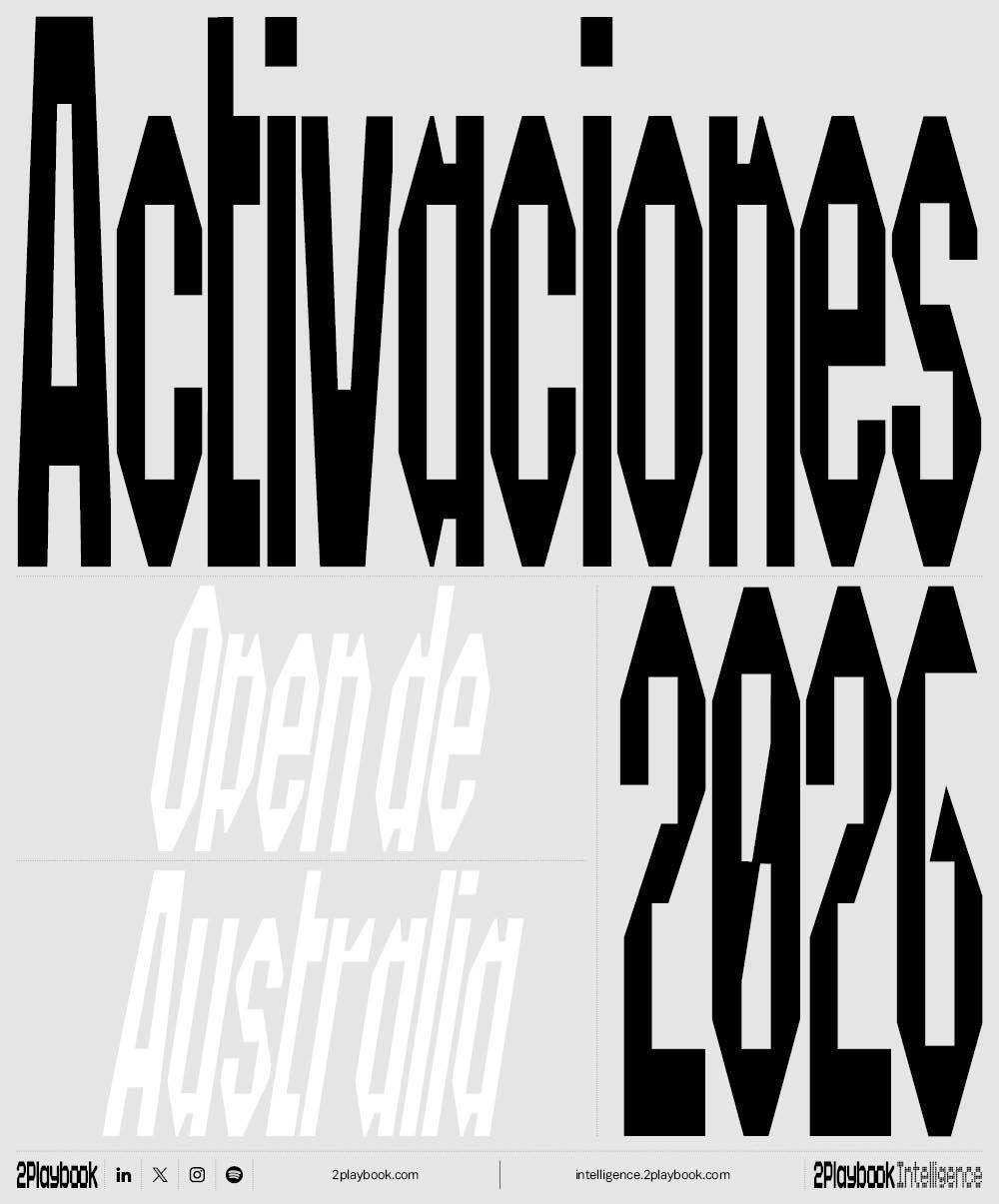 Las activaciones de patrocinio en el Open Australia 2026