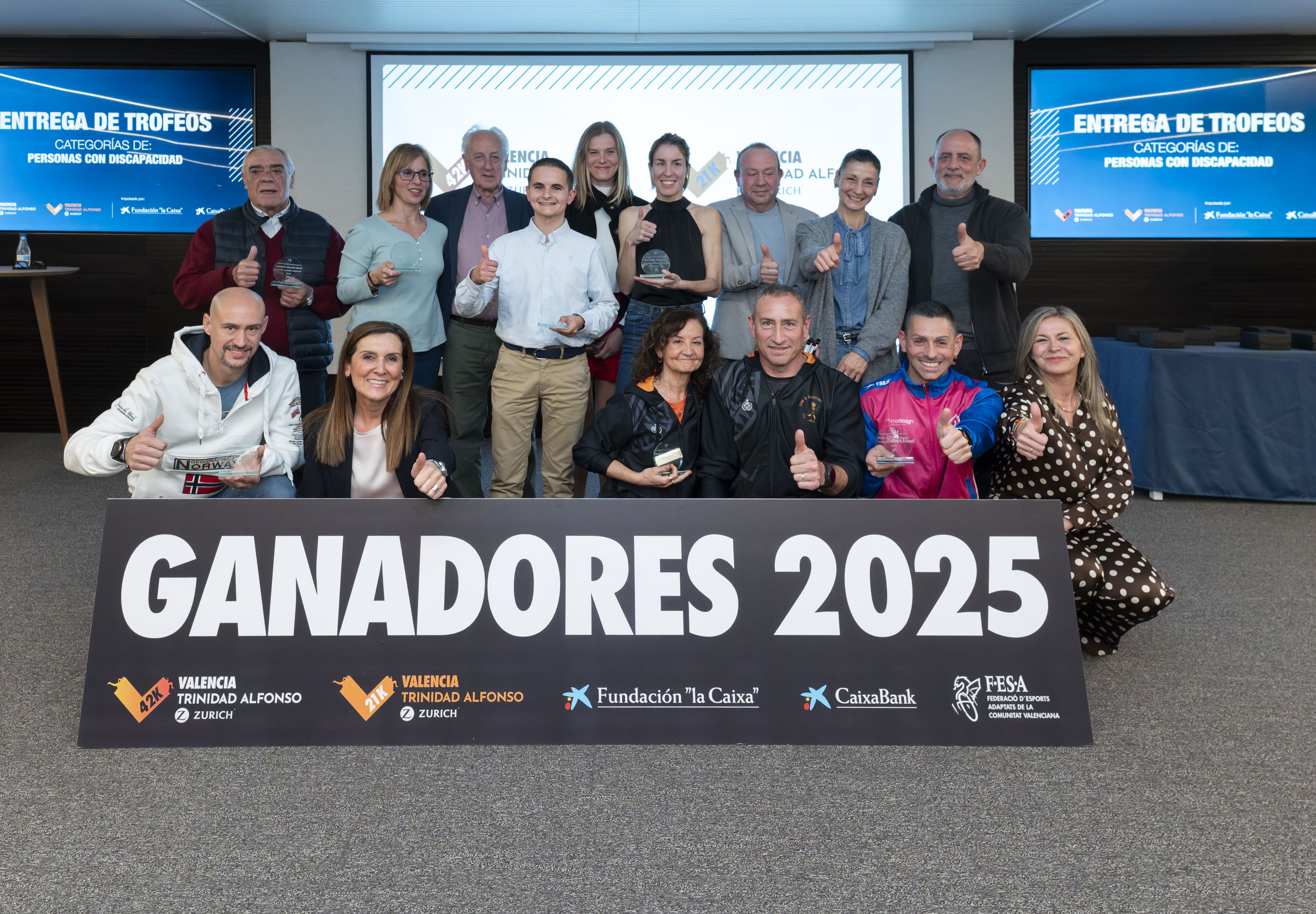 42K 21K Entrega trofeos discapacidad