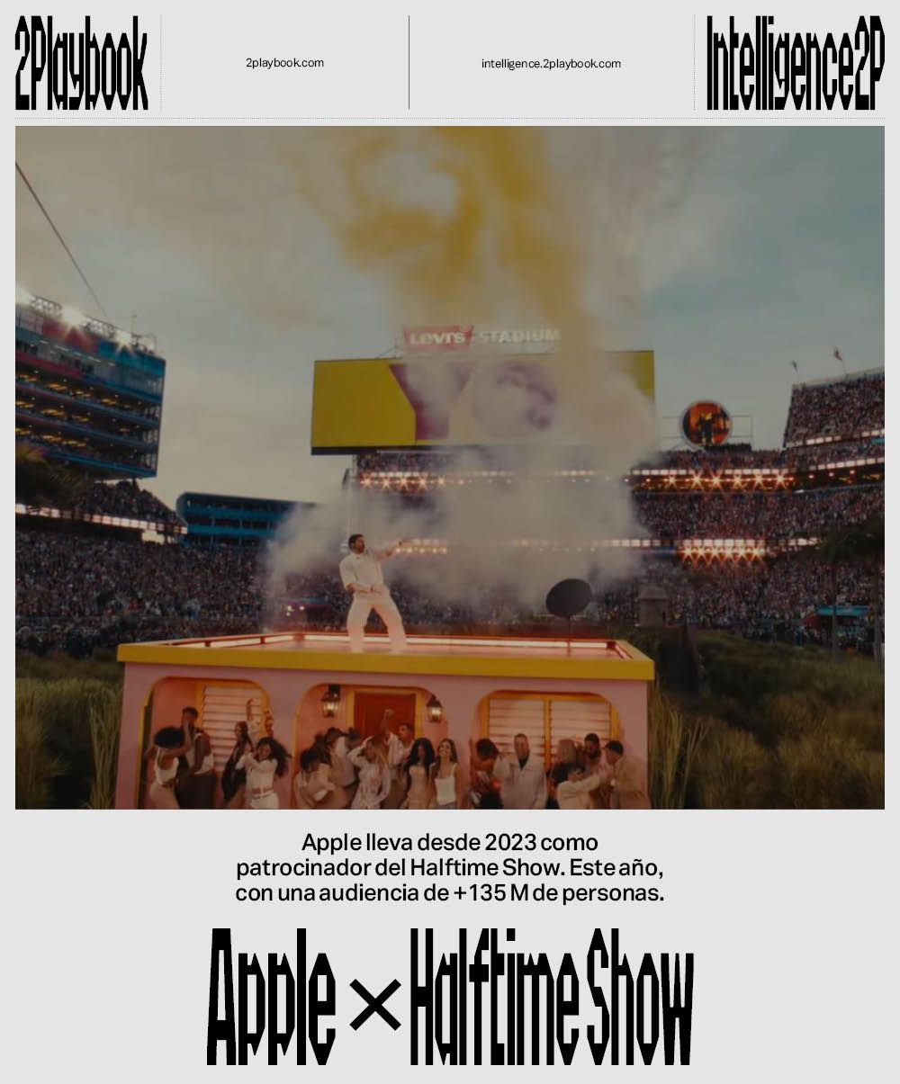 Apple consolida su vínculo con la Super Bowl como patrocinador del show del descanso