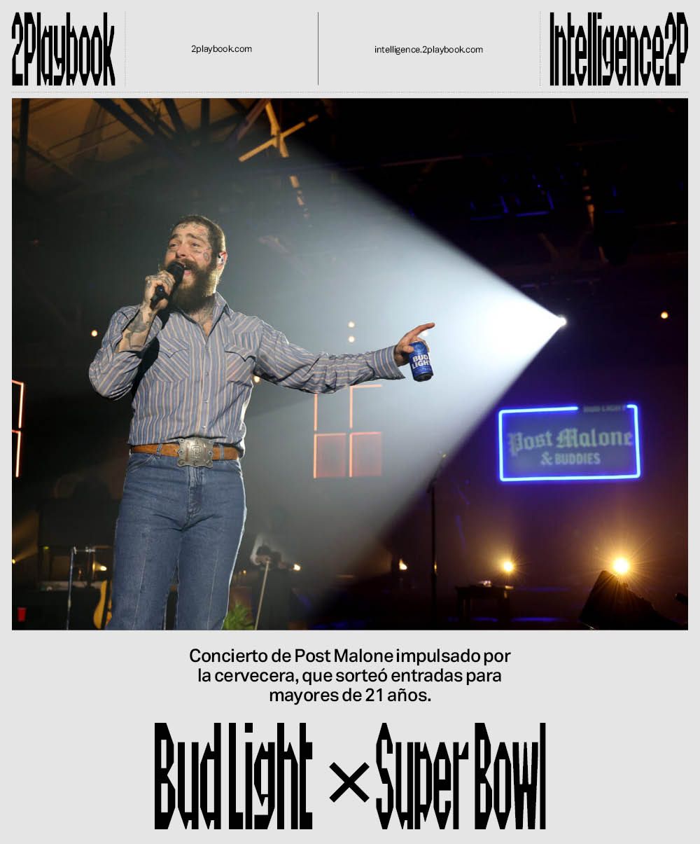Bud Light anima el fin de semana del Super Bowl con un concierto de Post Malone