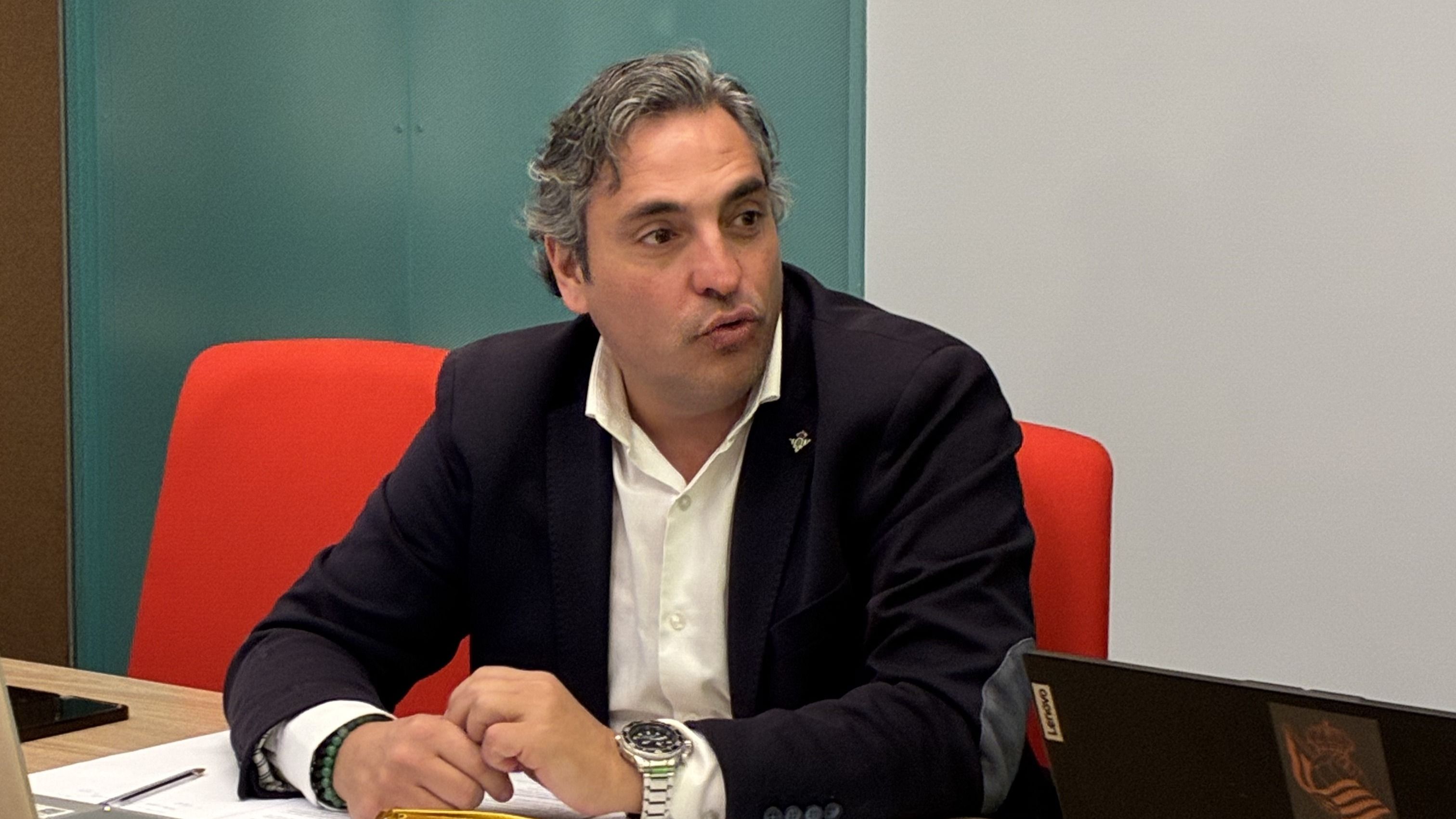 Miguel Georgio (Real Betis): “Nuestro club de empresas supone una gran aportación en términos de ingresos y el área de 'hospitality' está encantada con ese impacto”.