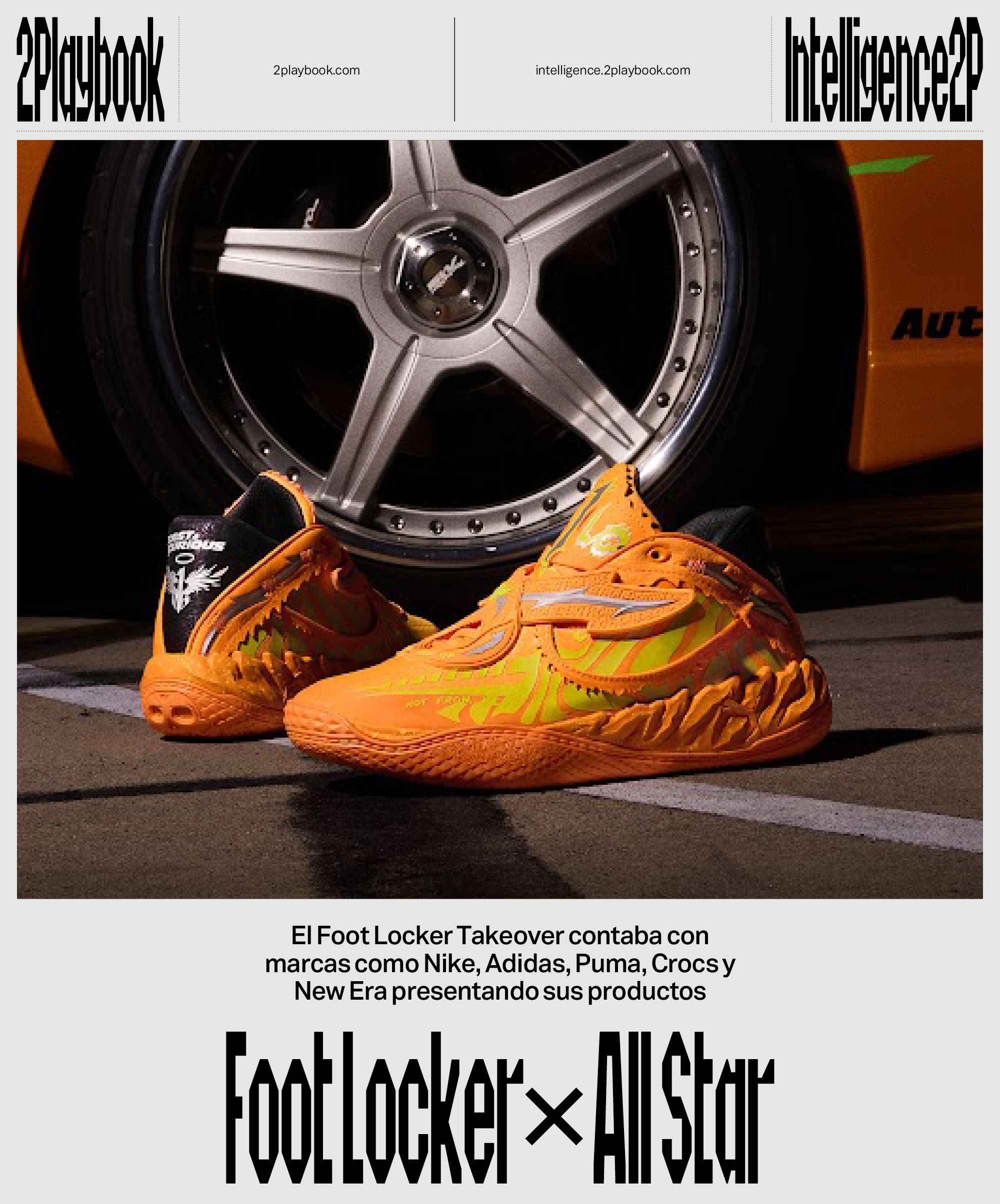 En el Foot Locker Takeover, Puma presentó un modelo de zapatillas en colaboración con Fast & Furious 