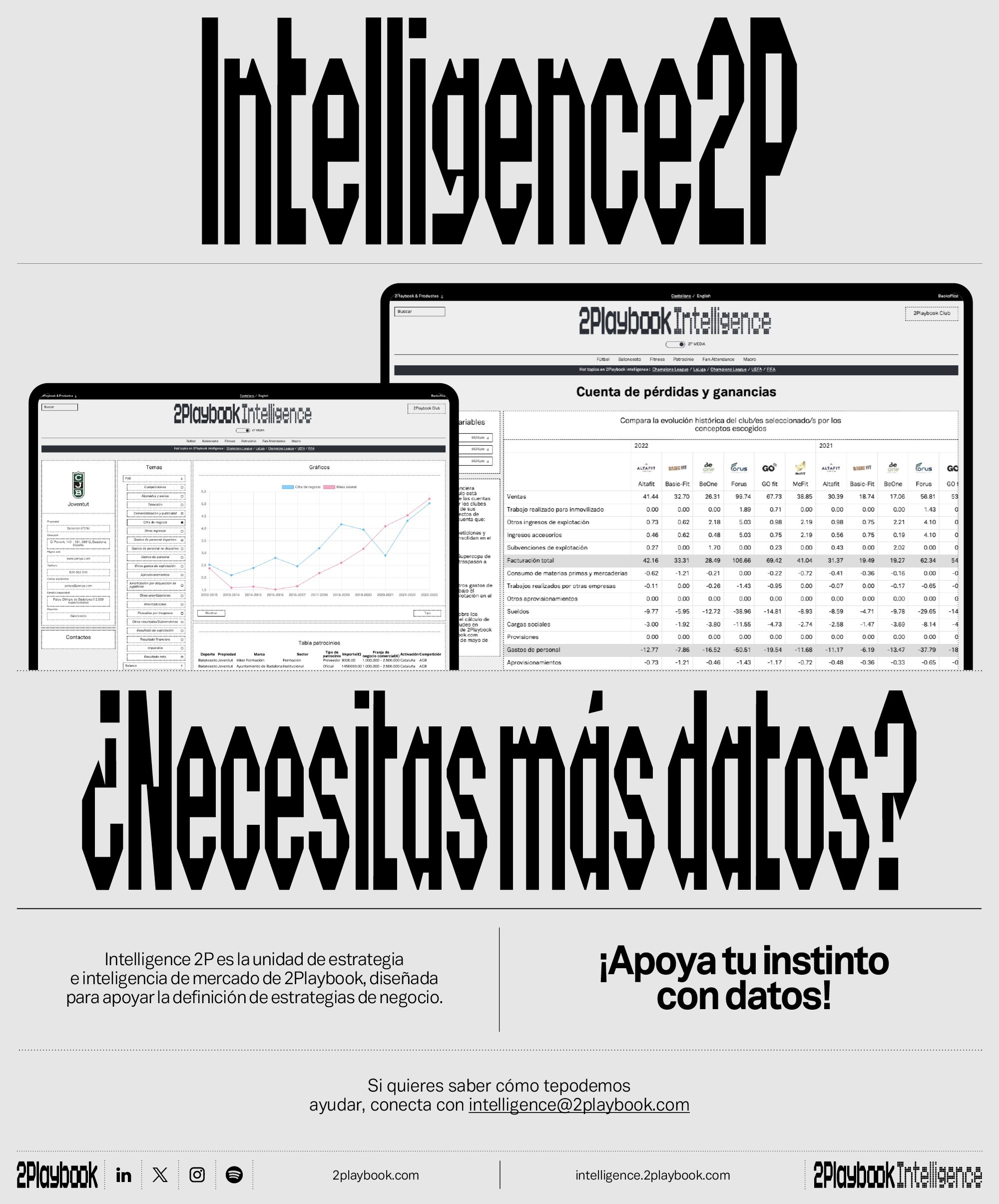 ¿Quieres saber más? Intelligence 2P te trae datos e información. 