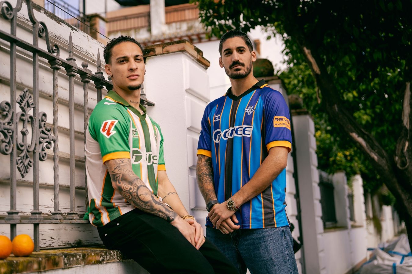 Nueva camiseta de jugador y portero elaborada con naranjas.