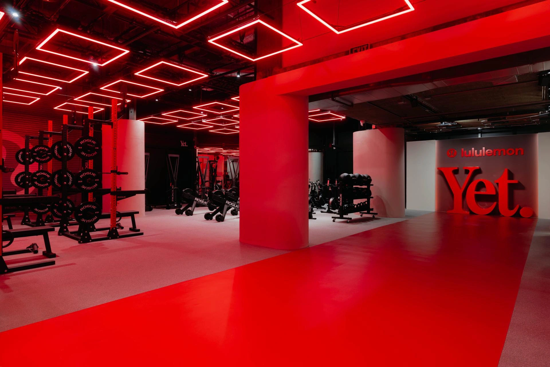 Lululemon pop up gimnasio