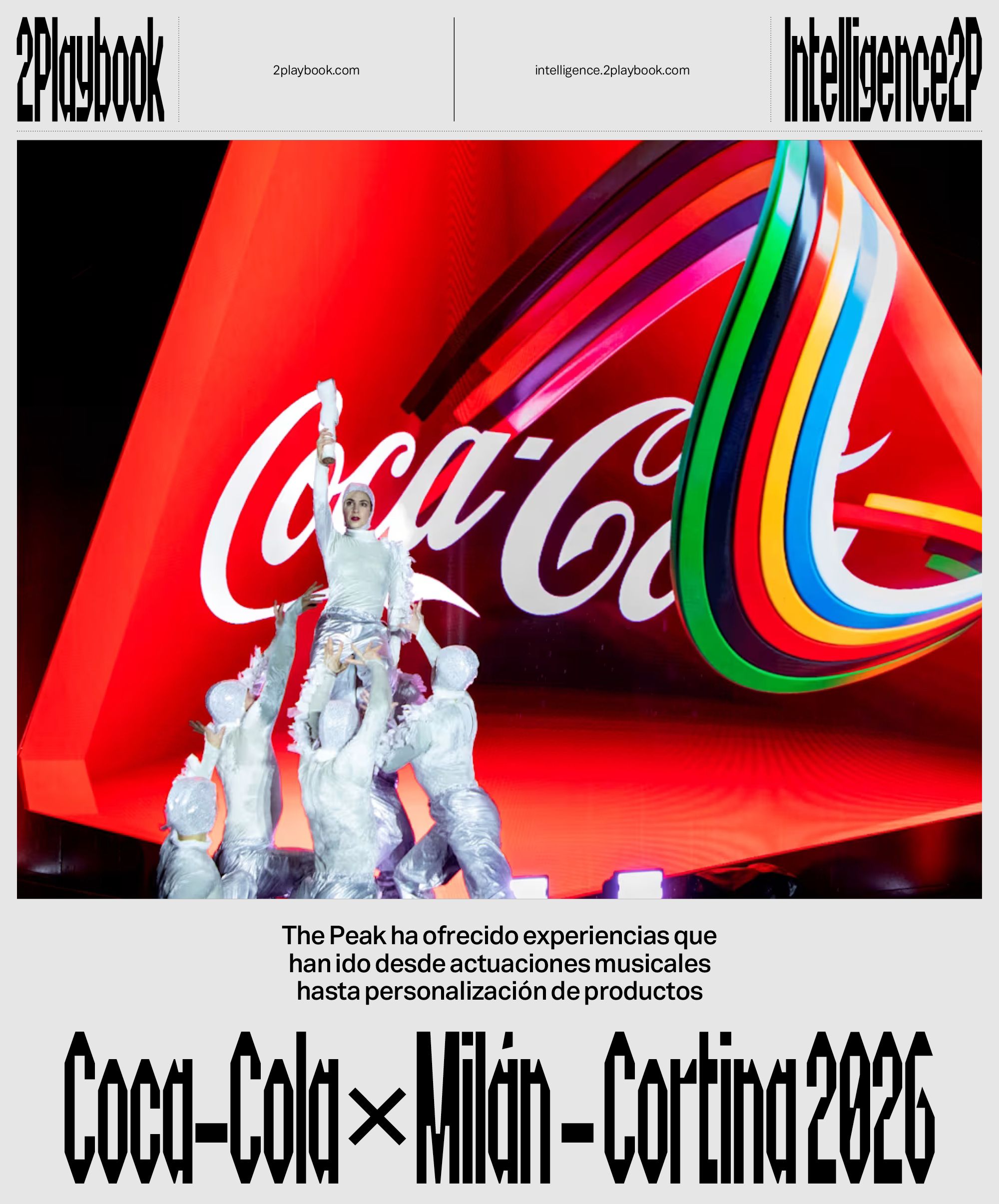 La marca de bebidas contaba con The Peak, con experiencias musicales