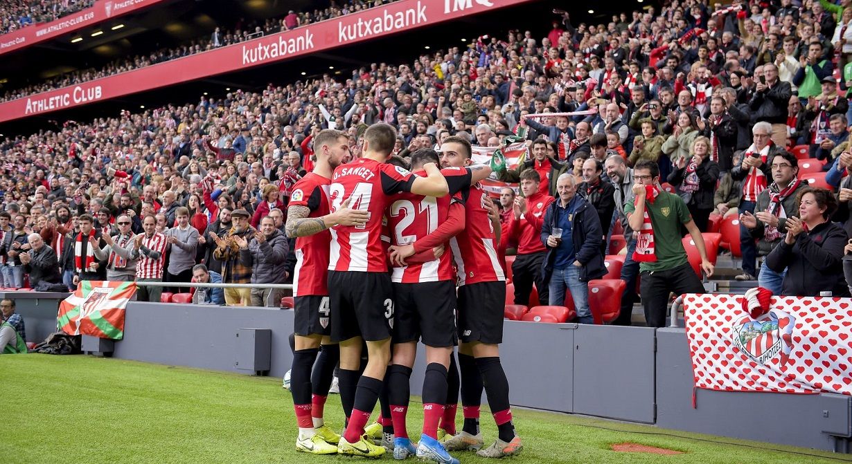 Partido del Athletic Club, en San Mamés, antes del confinamiento.