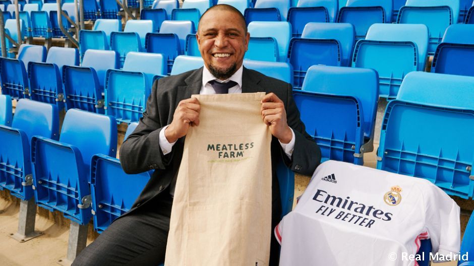 real madrid patrocinio roberto carlos meatless farm