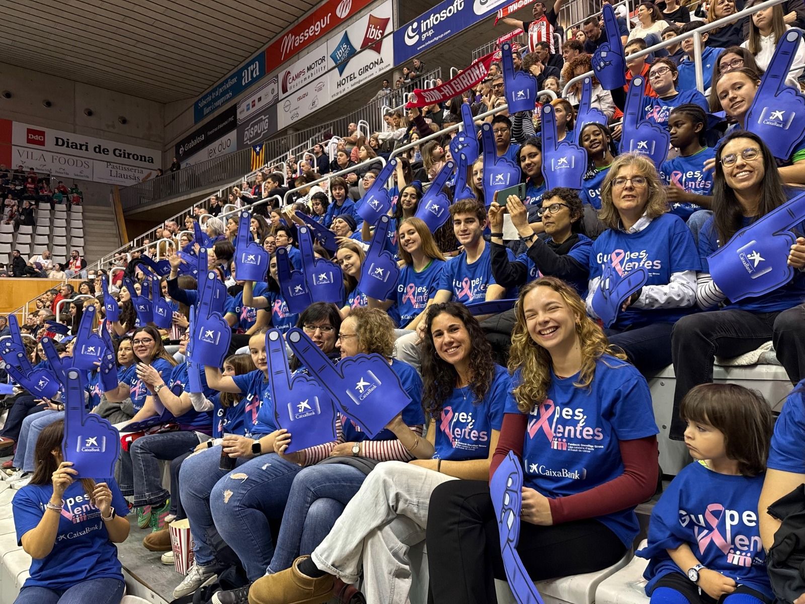 Grada solidaria Bàsquet Girona