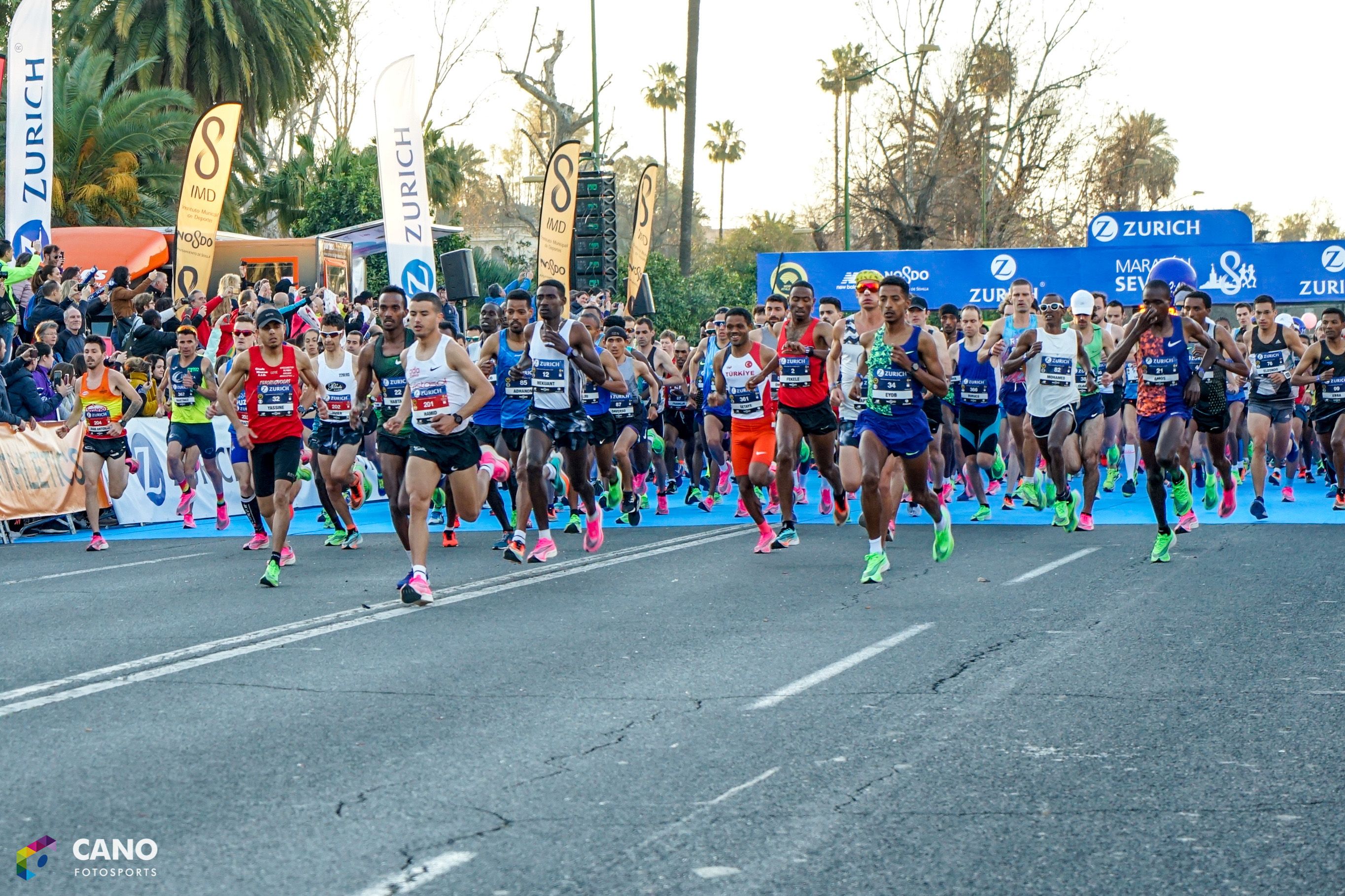 Maratón de Sevilla. Imagen de Cano Fotosport.