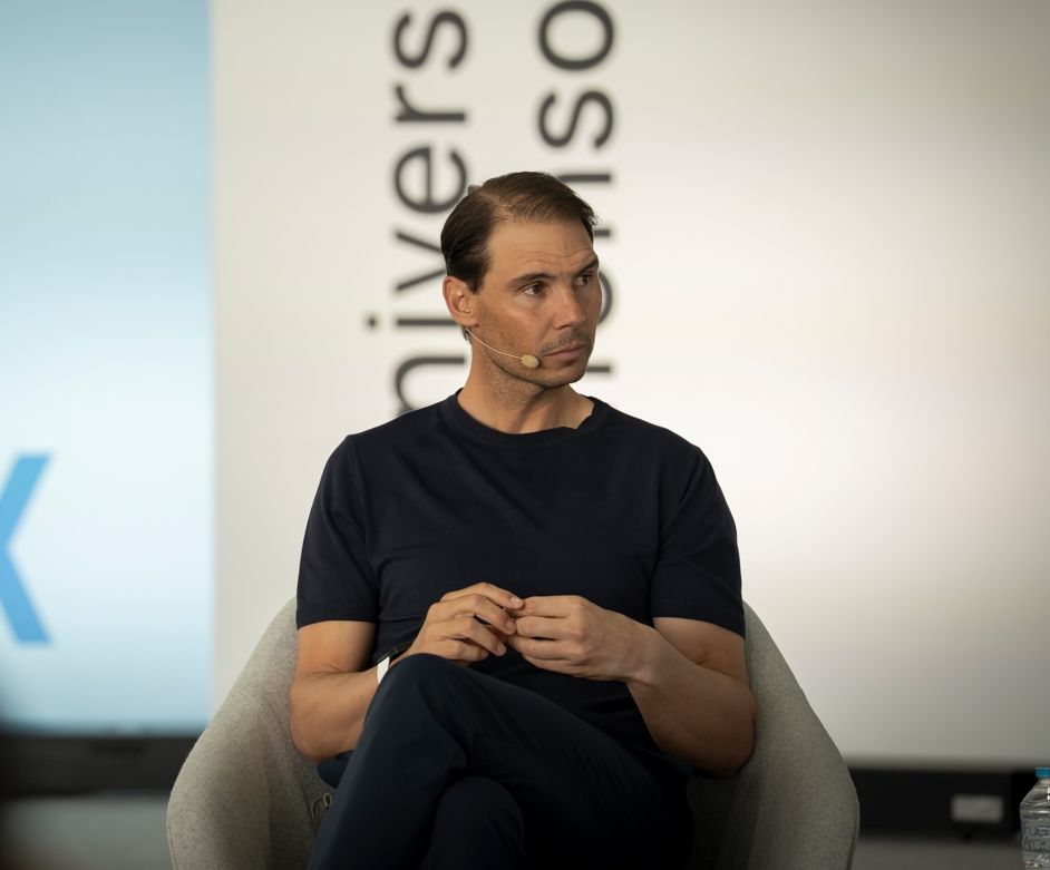 Rafa Nadal en UAX Rafa Nadal