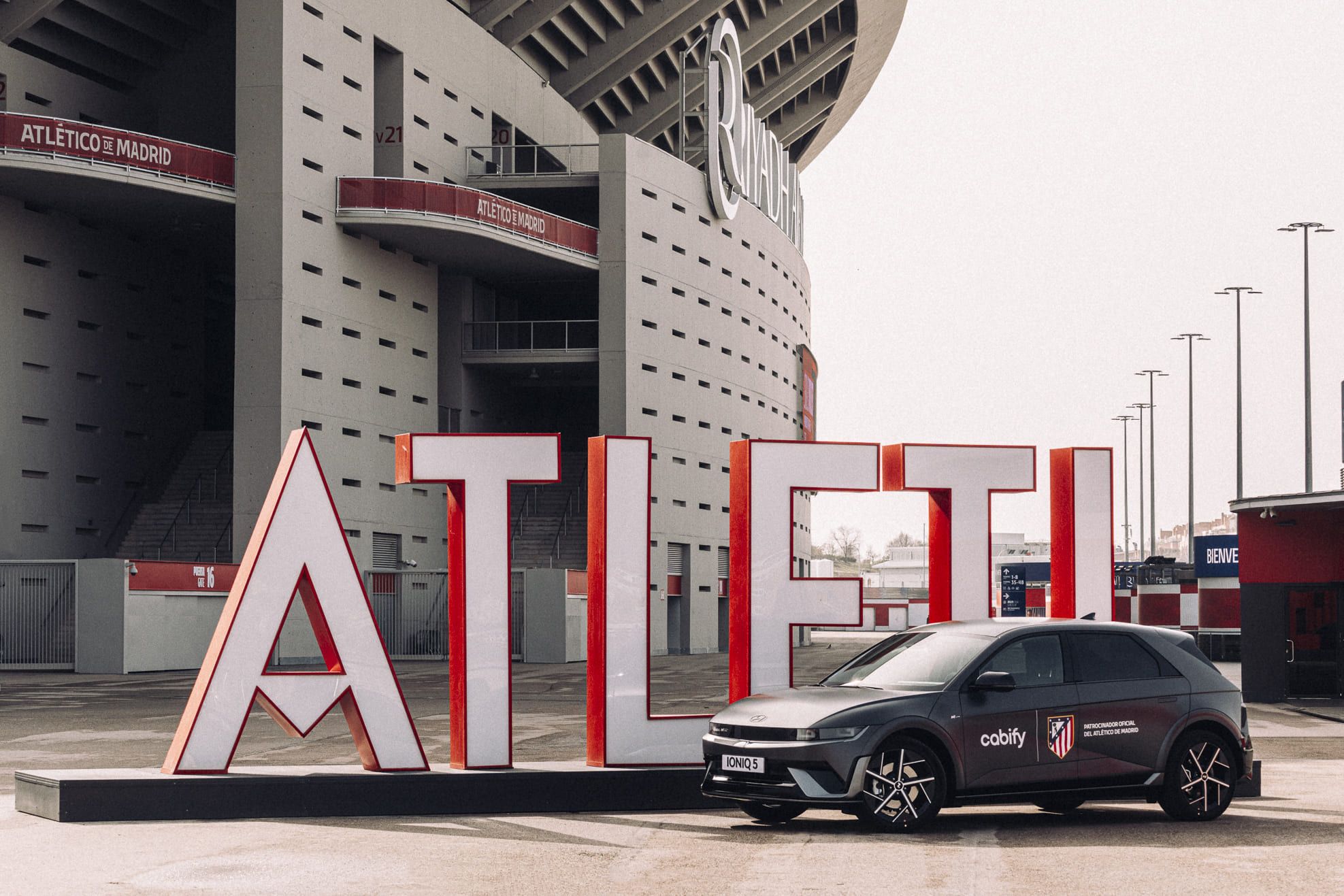 La marca es partner de mobilidad del Atlético de Madrid