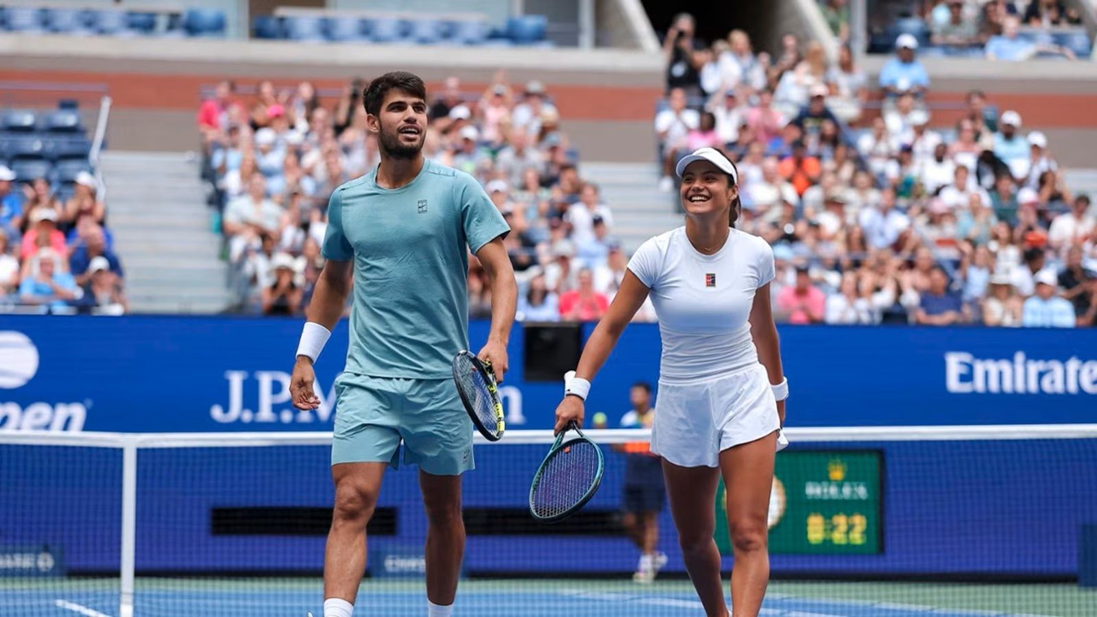 Alcaraz Raducanu. Fotografía de Dustin Satloff   USTA