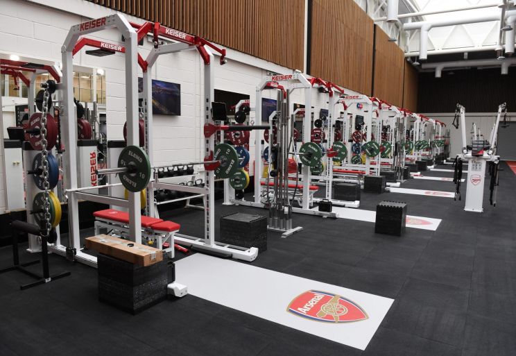 Keiser ha equipado la zona de entrenamiento de clubes como el Arsenal FC