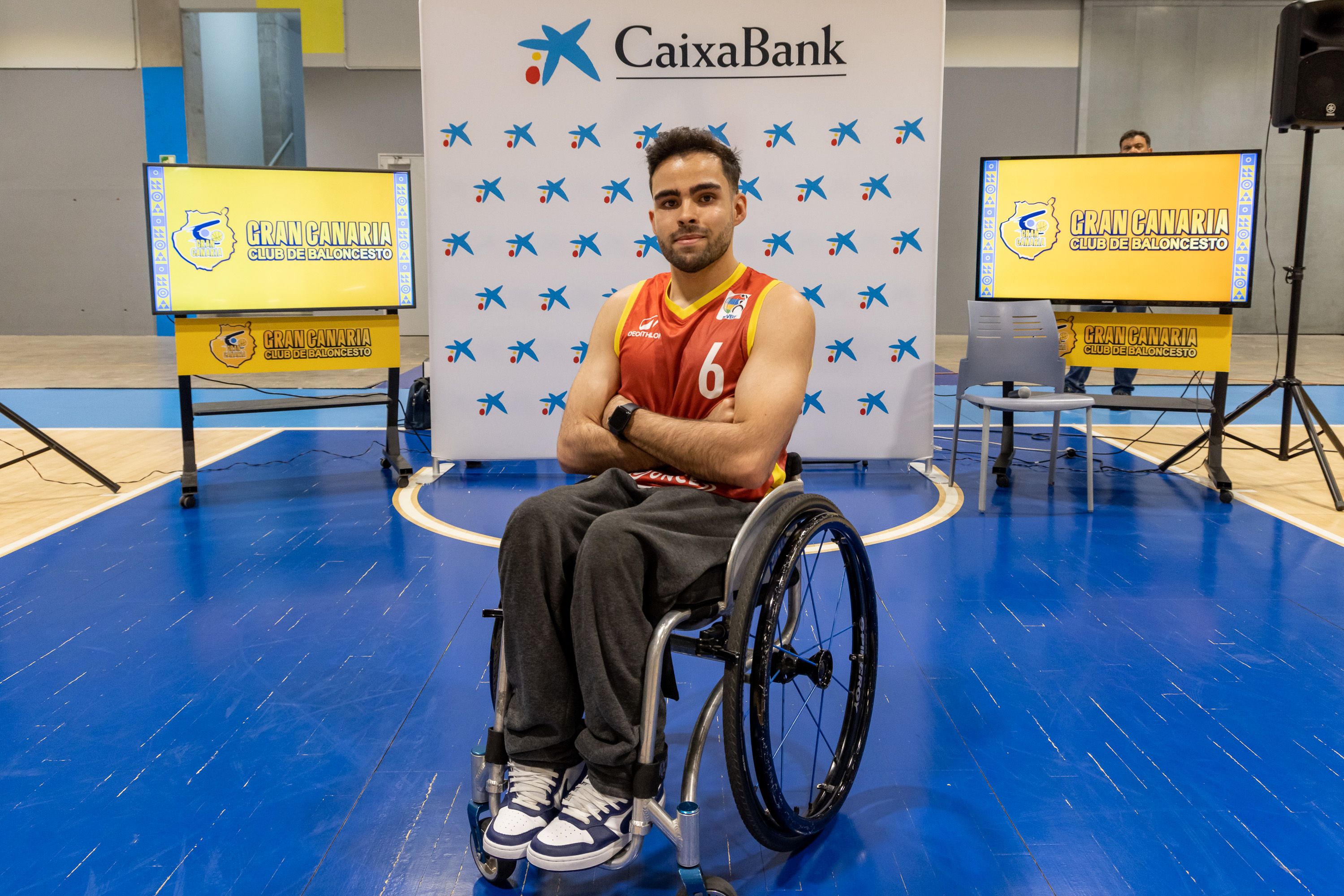 Raúl Vega, jugador de la selección española de baloncesto en silla de ruedas