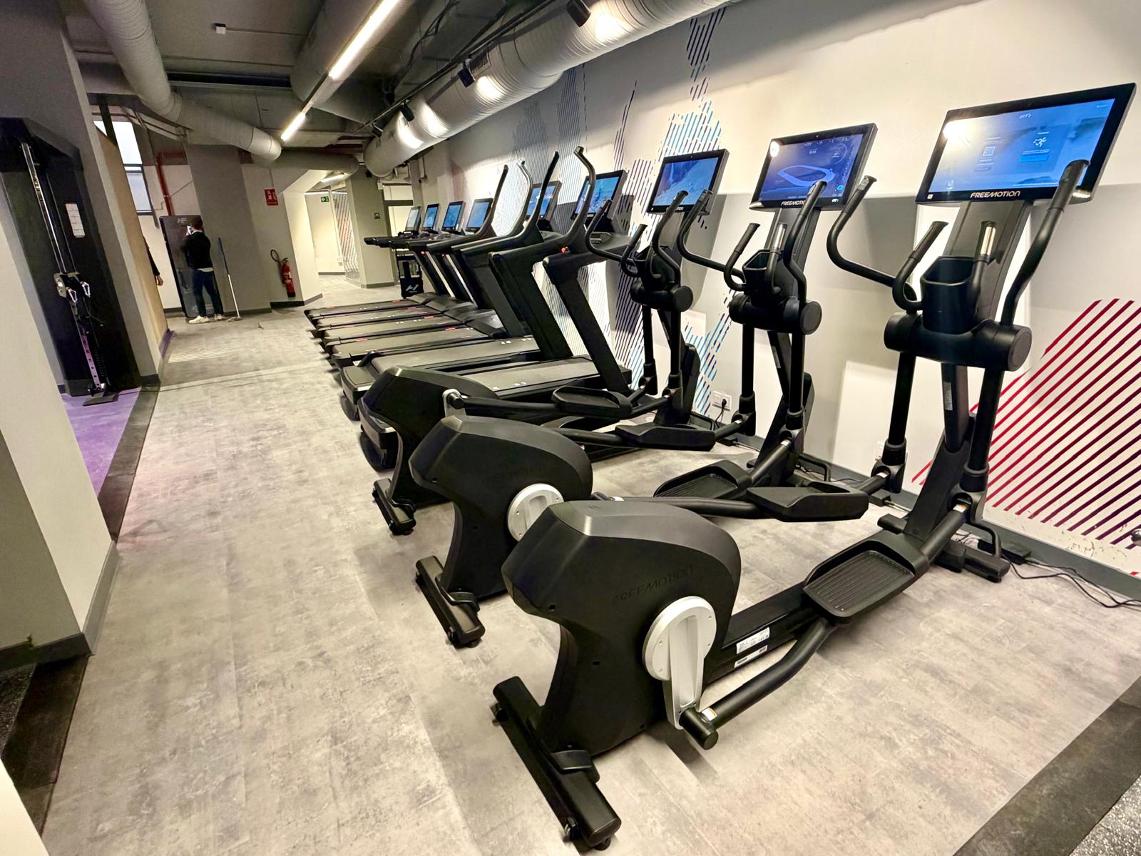 La zona cardio en el gimnasio Anytime Fitness Imperial