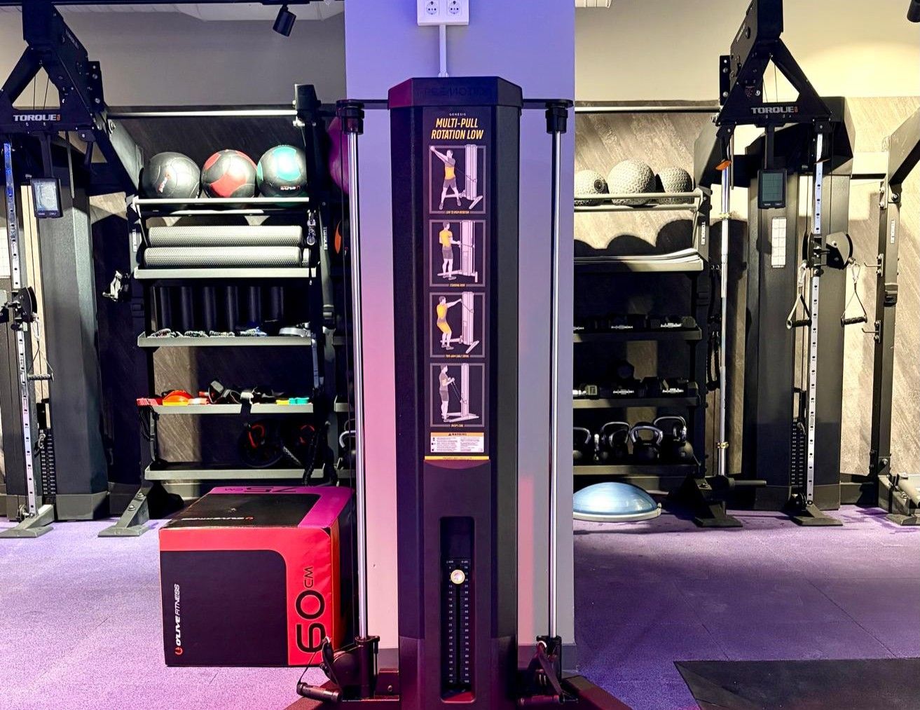 La polea del gimnasio Anytime Fitness Imperial