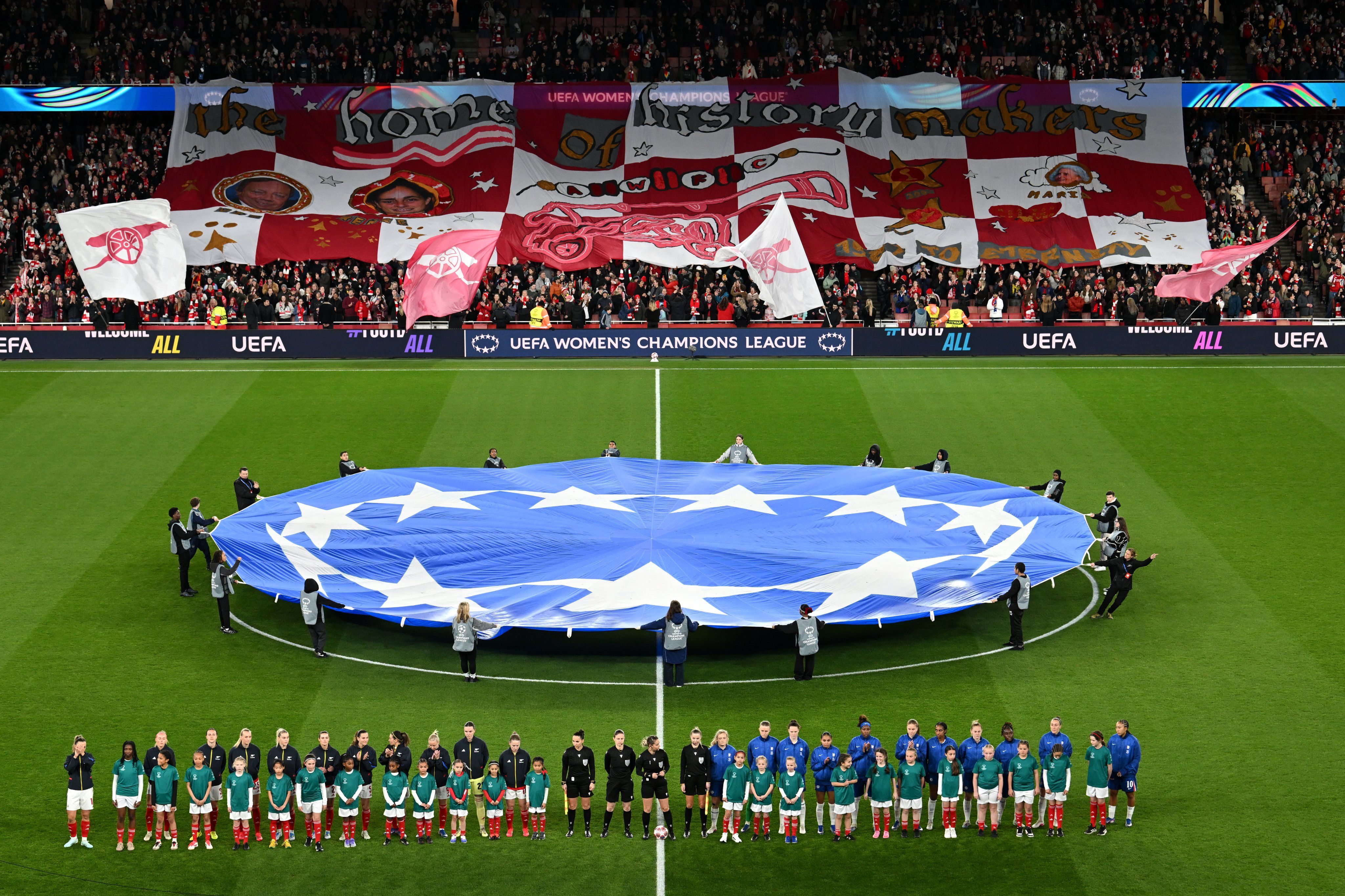 Arsenal Emirates Estadio Champions League Femenina 2026