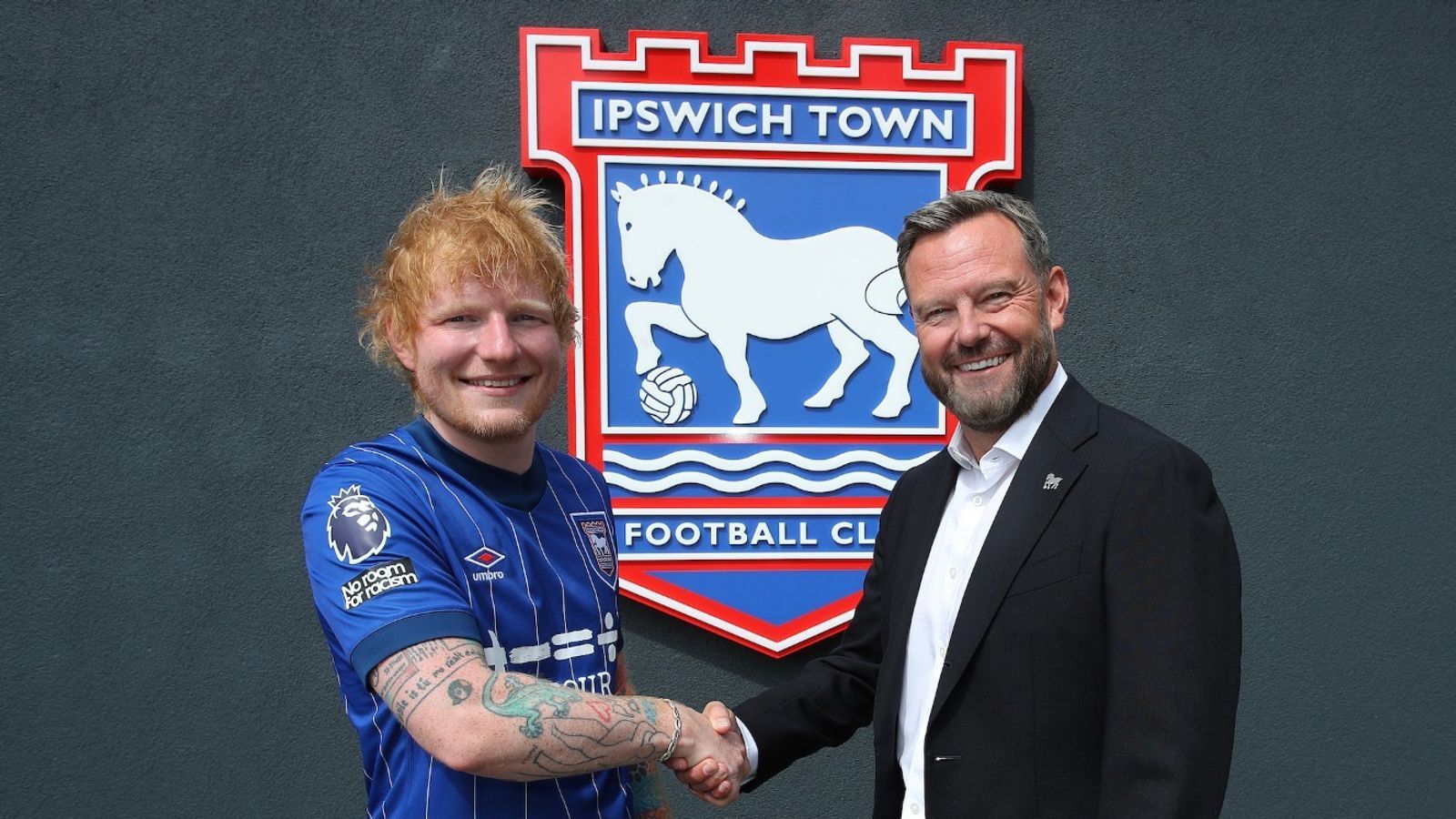 Ipswich Town Ed Sheeran Premier League
