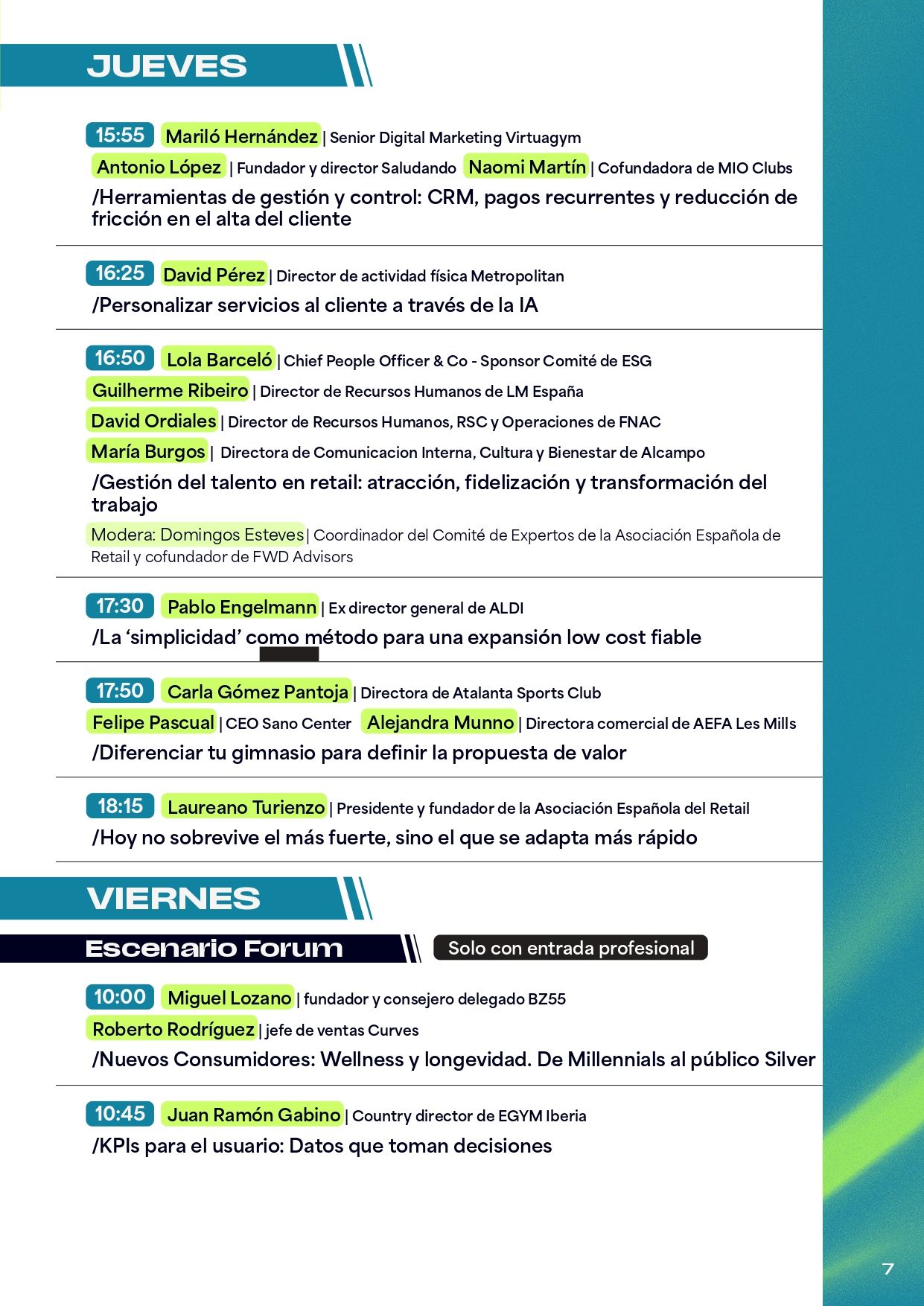 La tarde del jueves contará con más ponencias de expertos y mesas redondas La tarde del jueves contará con más ponencias de expertos y mesas redondas