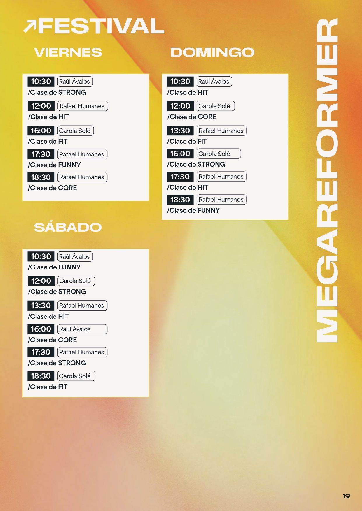 Durante todo el fin de semana se realizarán diferentes sesiones de HIIT