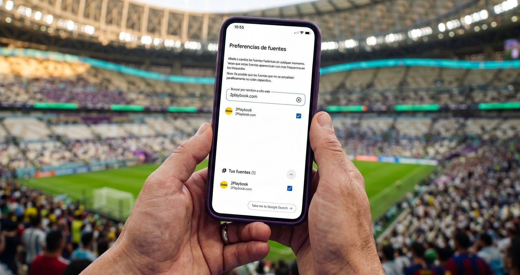 Actualizar preferencias 2Playbook