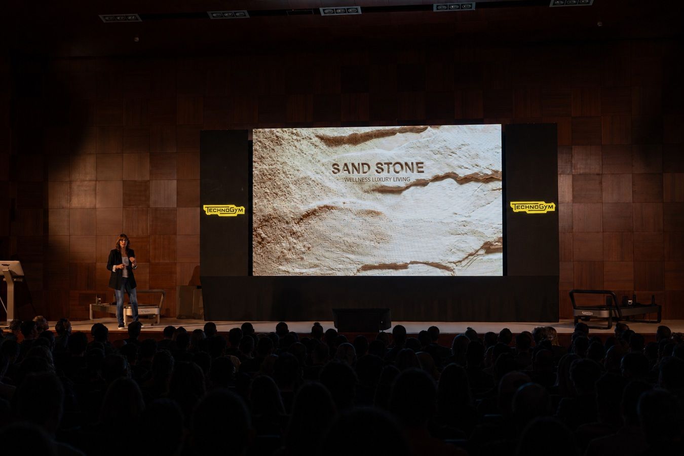 Presentación de la colección Sand Stone de Technogym. 