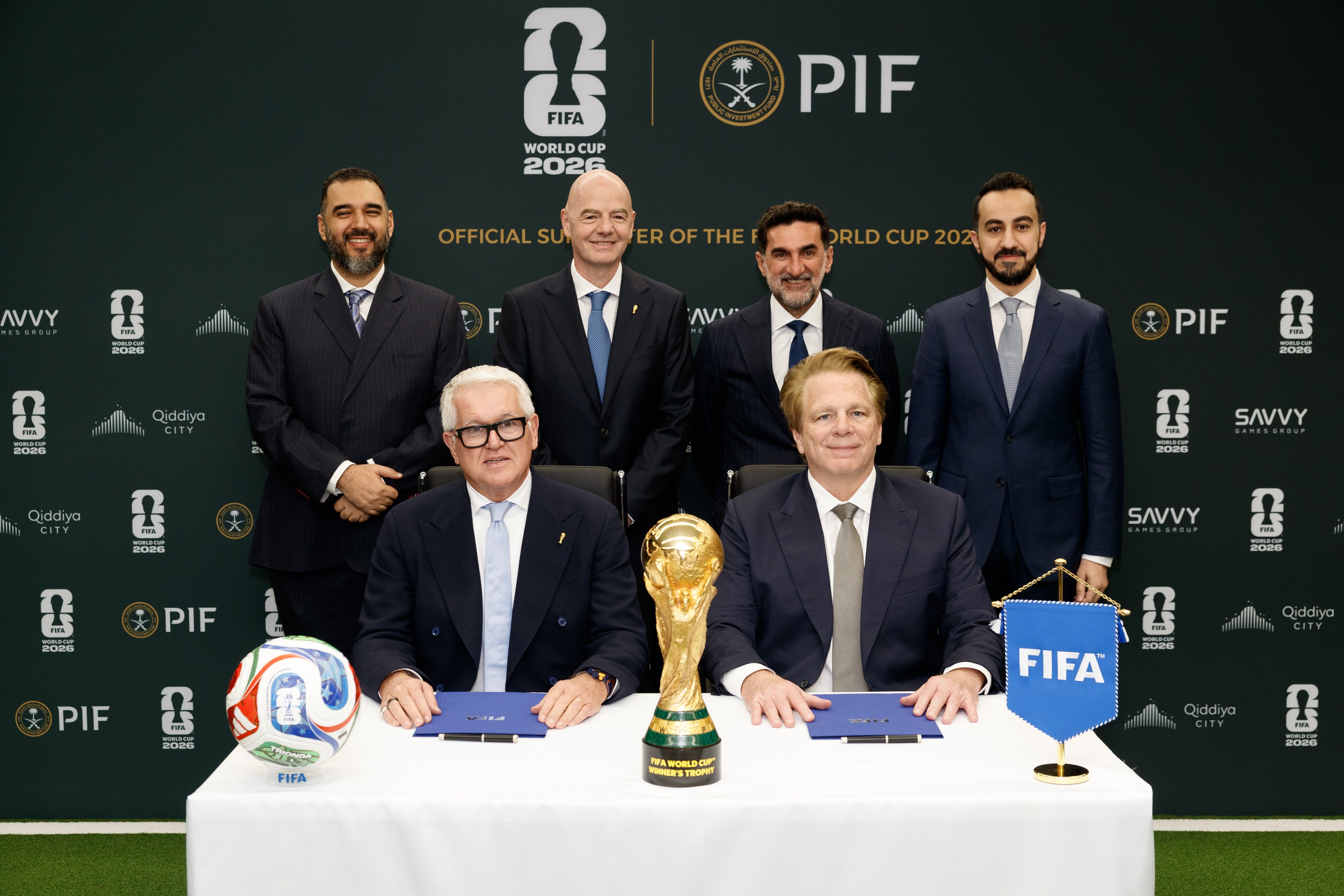 FIFA PIF Infantino Al Rumayyan Mundial 2026 Patrocinador