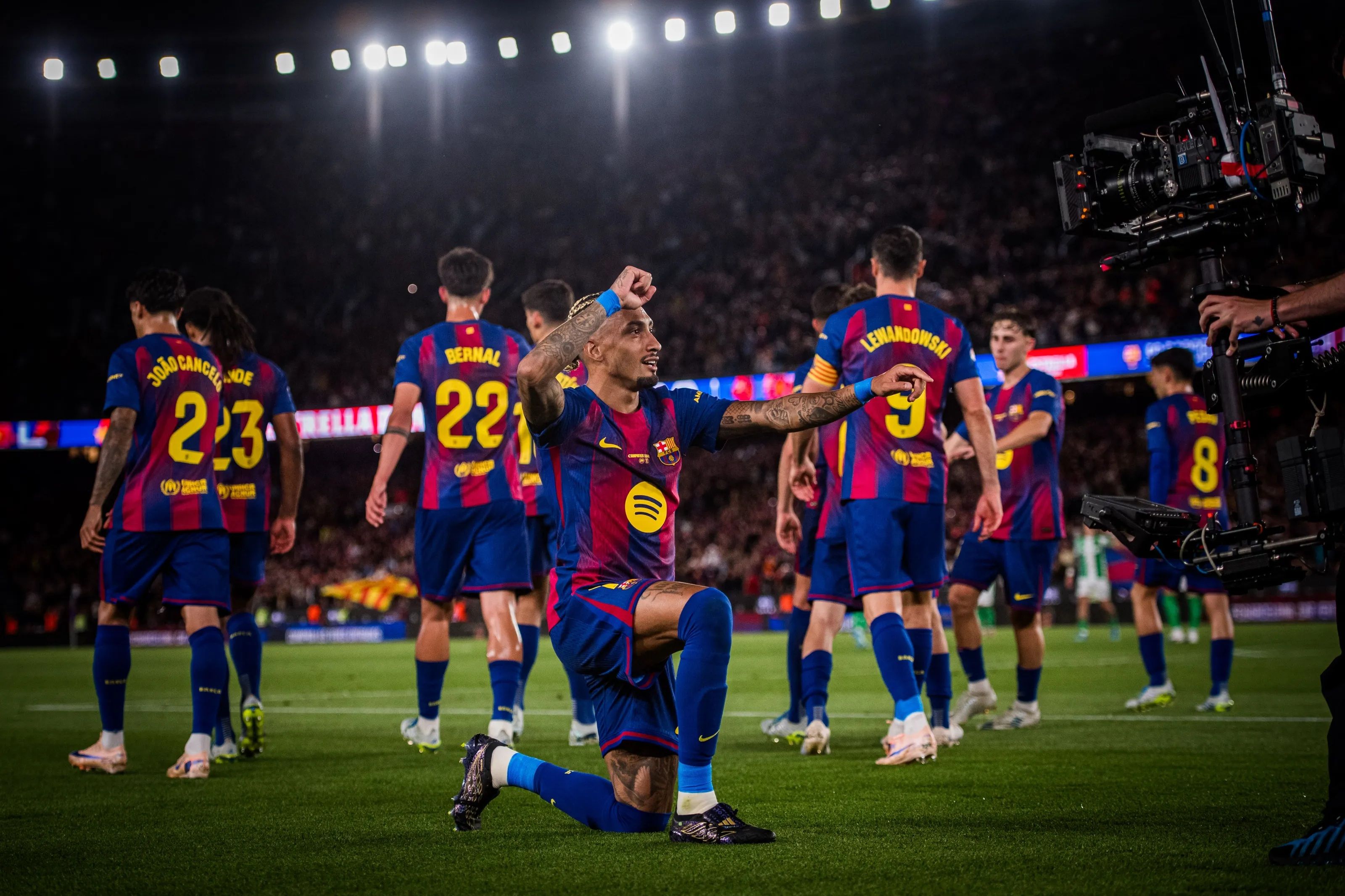 FC Barcelona Barça Raphinha TV Media Camara LaLiga 2026