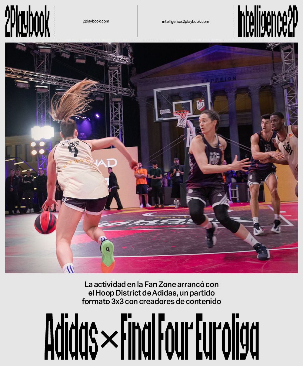 El pistoletazo de salida de la Fan Zone se dió con el Hoop District de Adidas.