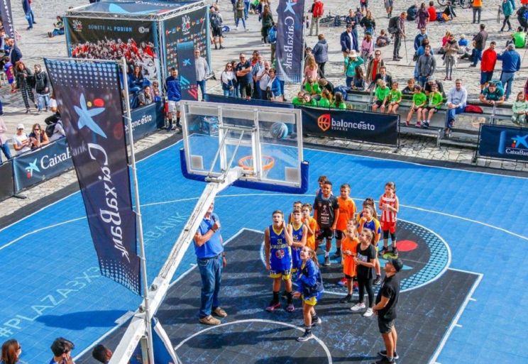 Los torneos 3x3 son uno de los proyectos estrella de CaixaBank en baloncesto.