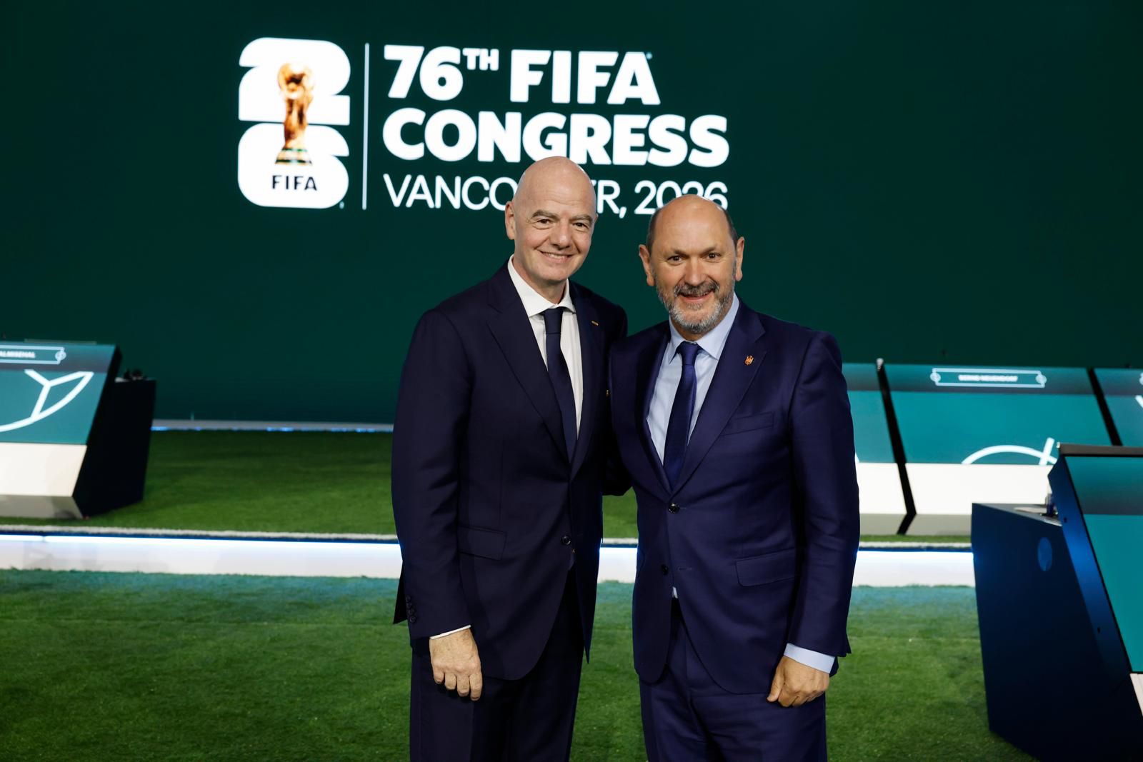 FIFA RFEF Infantino Louzan Presidente Mundial 2026