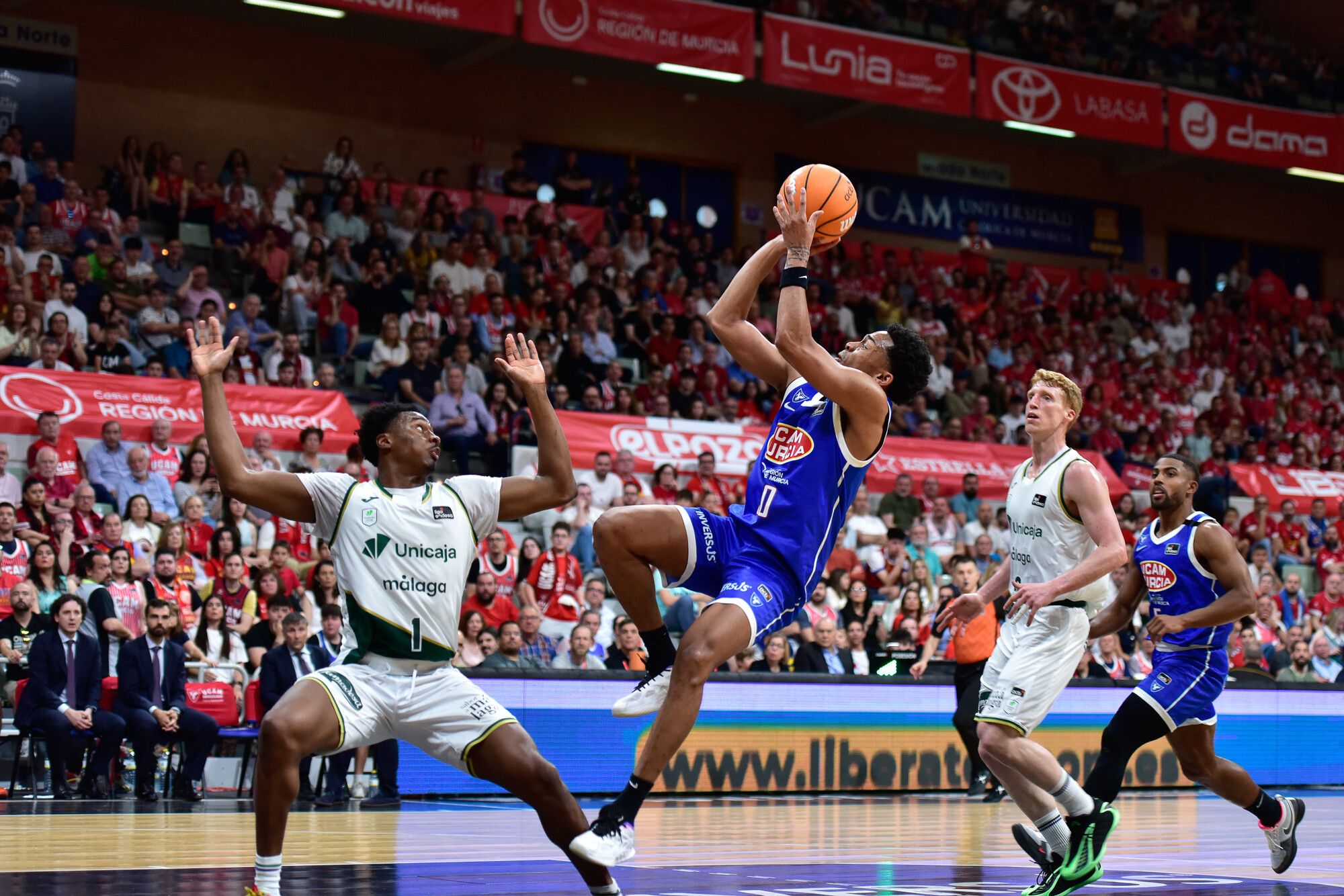 UCAM Murcia - Unicaja   ACB Photo   Javier Bernal