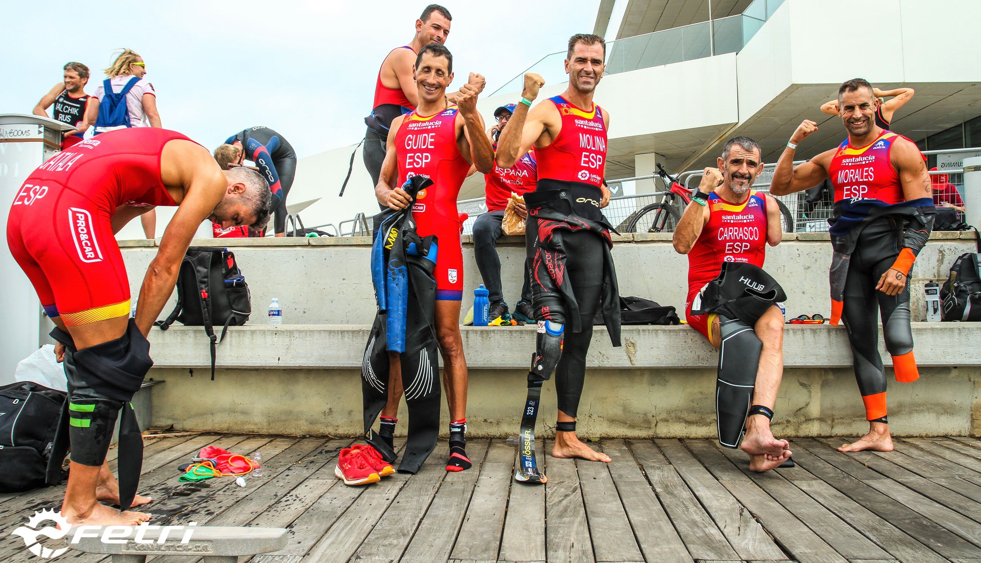 Triatlón Paralímpicos Fetri Santalucía deporte inclusivo