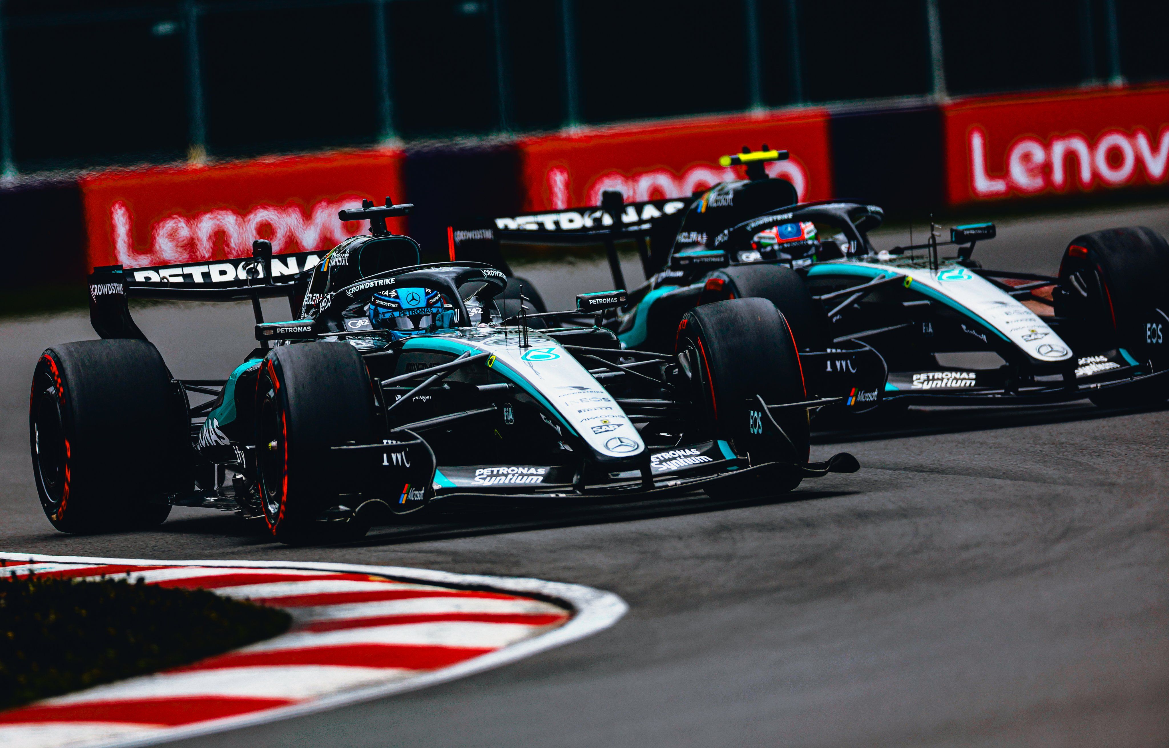 Mercedes F1 2026 Russell y Antonelli