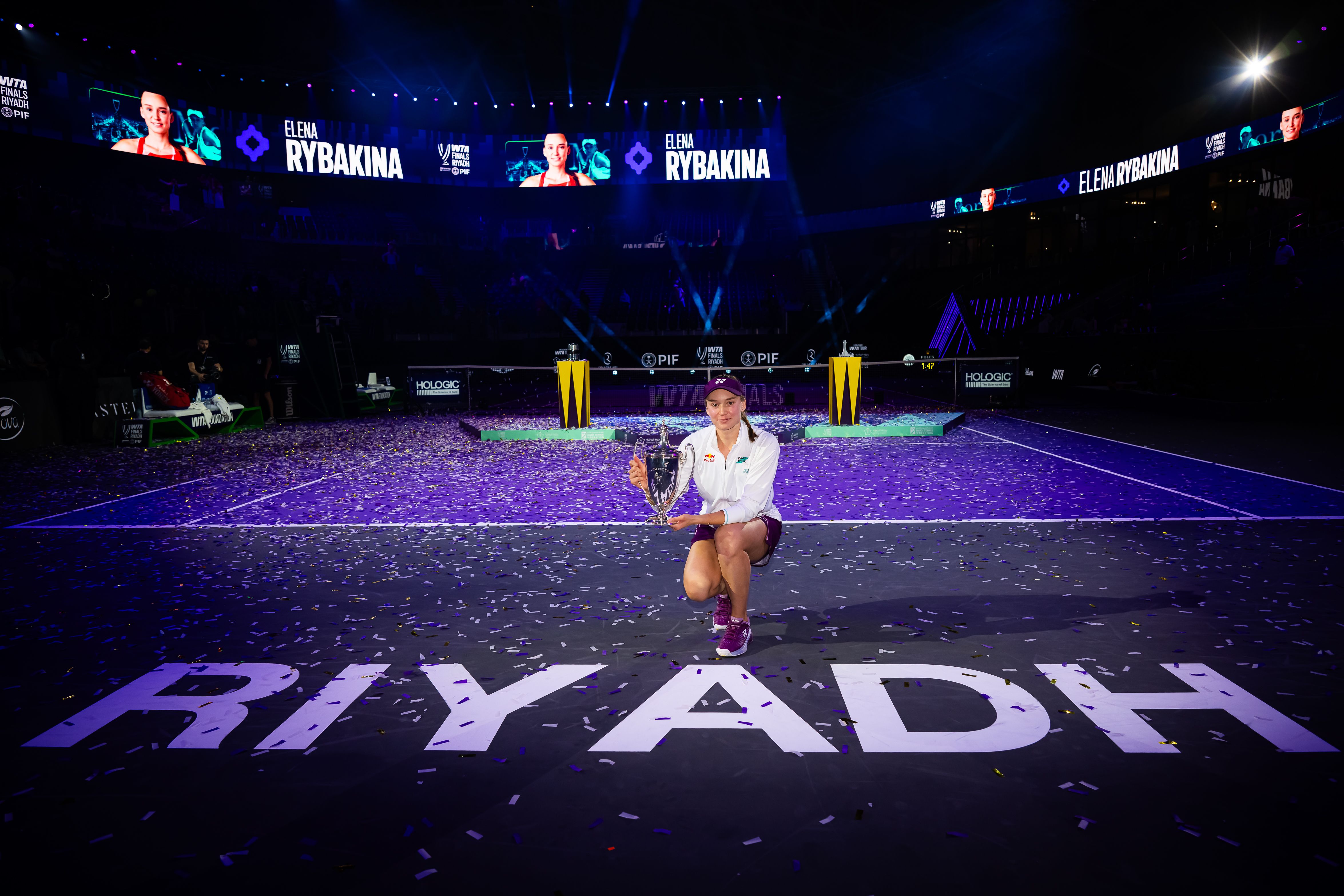 Elena Rybakina   WTA Finals Riyadh 2025. Fotografía de Jimmie48 / WTA