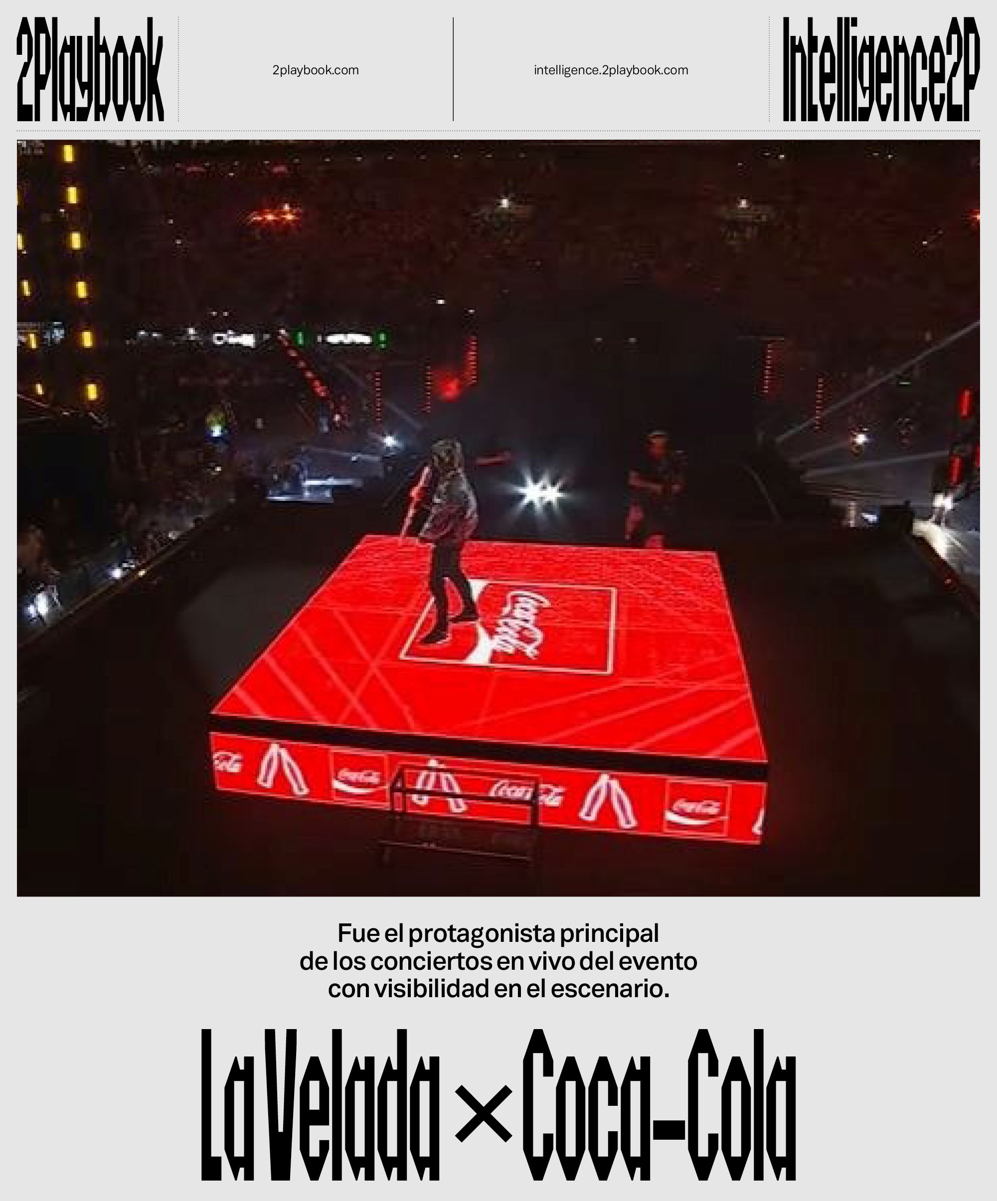 Coca-Cola era el patrocinador de los conciertos