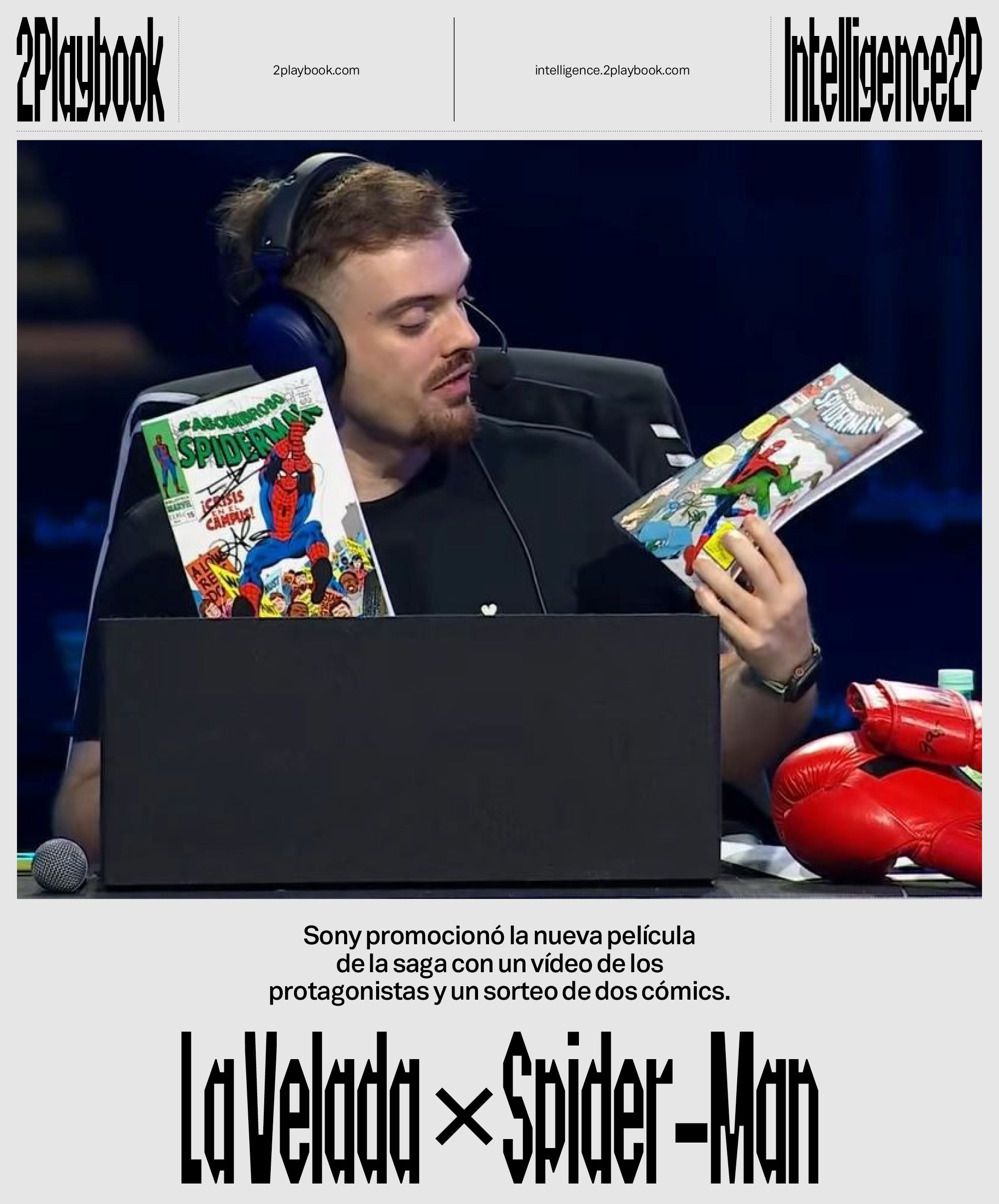 Inai sorteó dos cómics de Spider-Man para el público