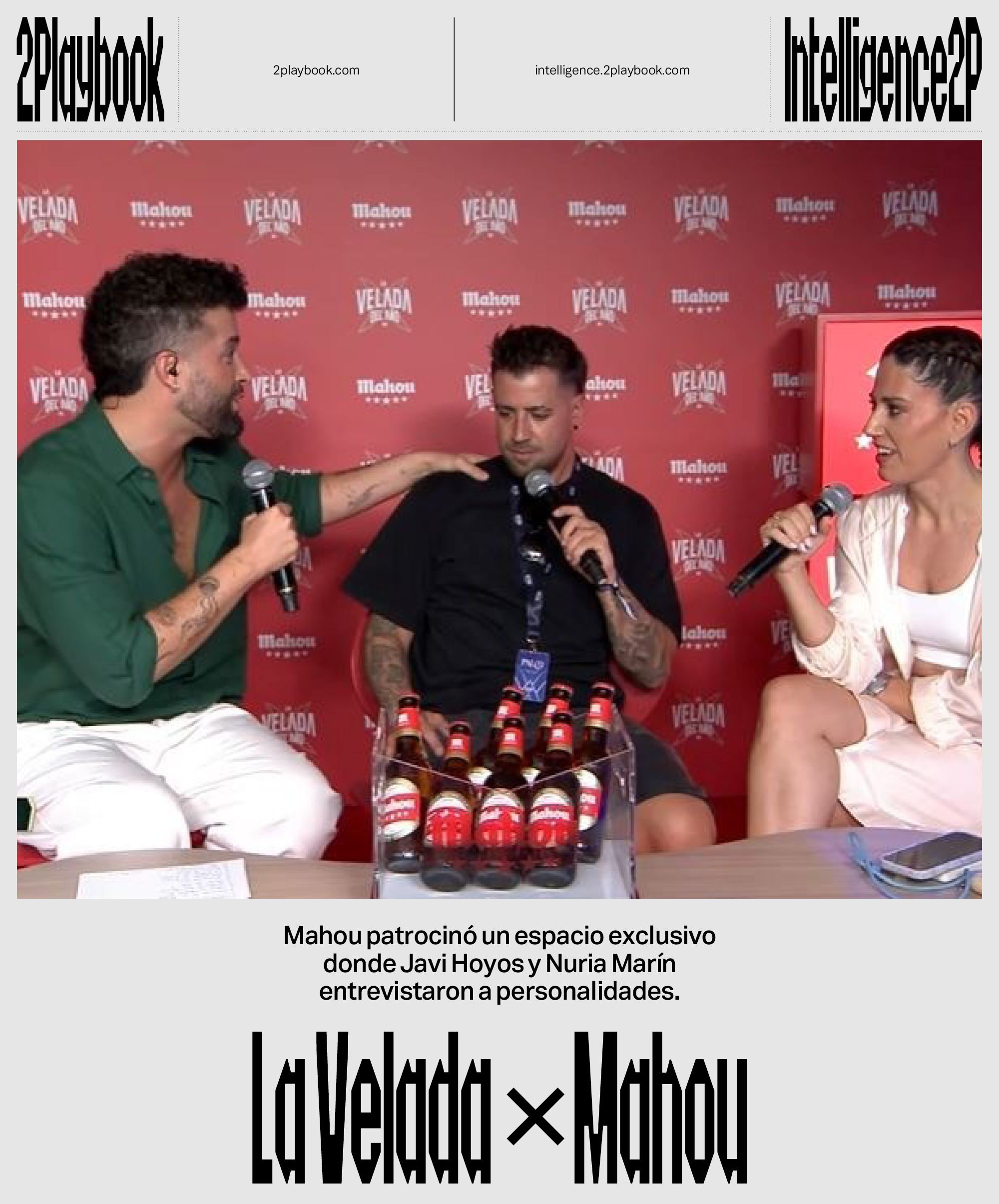 Mahou también patrocinó los highlights del tercer asalto en cada combate