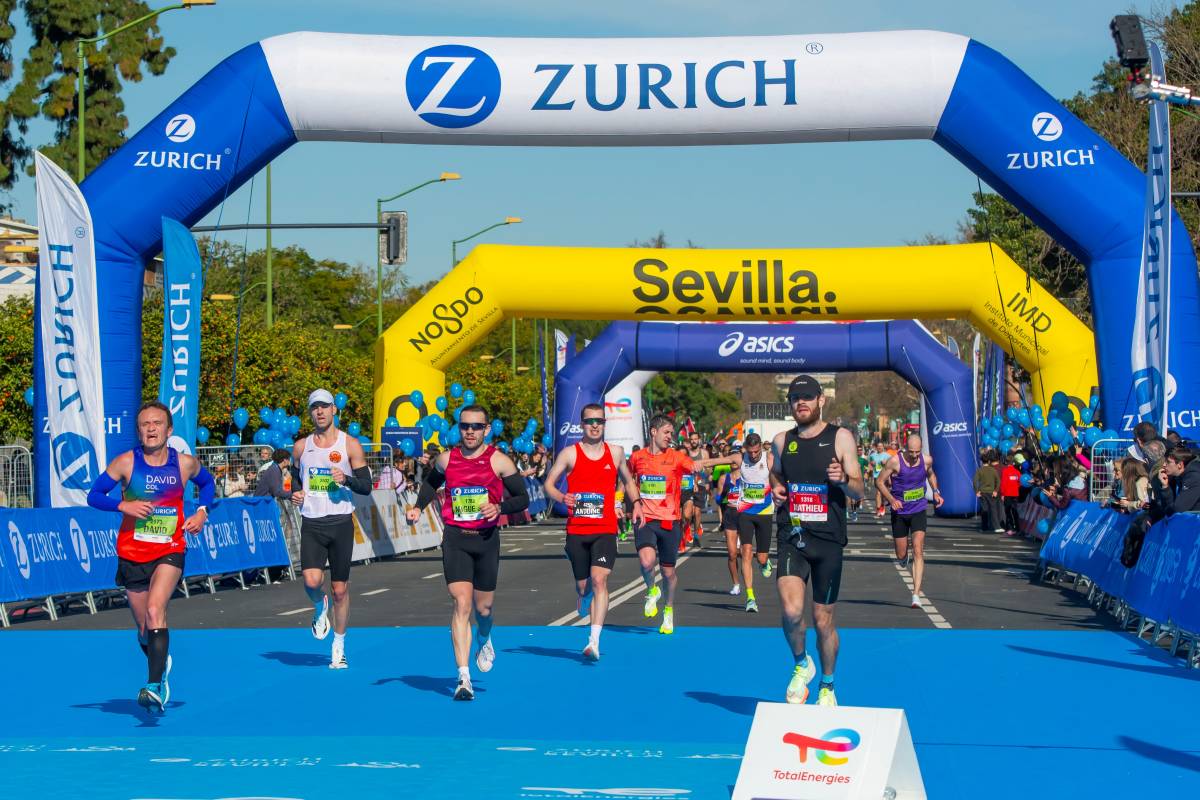 Maratón de Sevilla 2026 meta