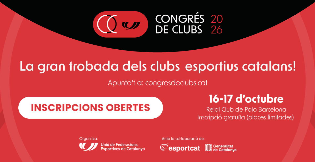 Inscripcions obertes   Congrés de clubs